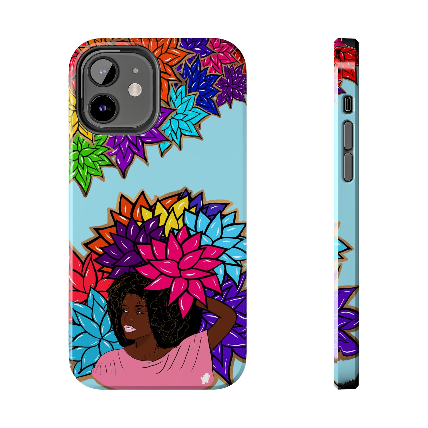 Beauty with Flowers - Tough Phone Cases