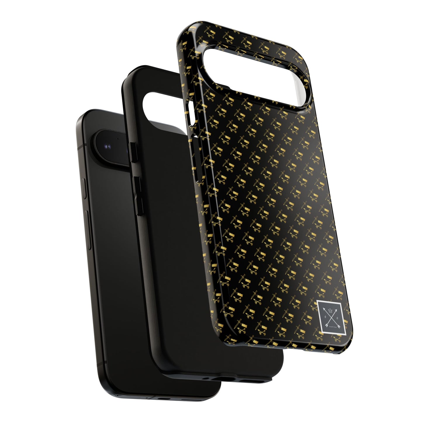Gold and Bold Warrior Pattern - Tough Phone Cases