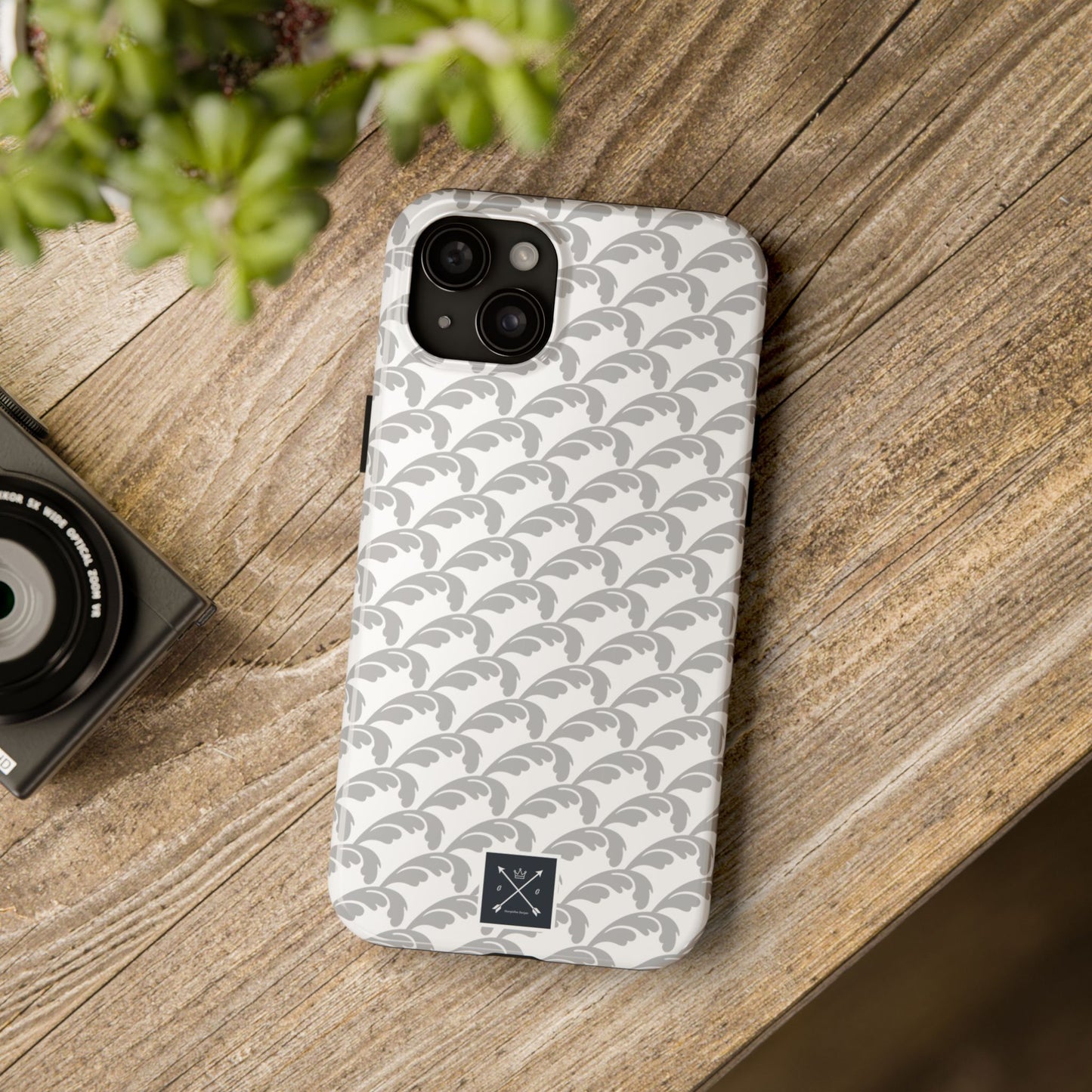 Beautiful Beloved Flourish (white/silver) - Tough Phone Cases