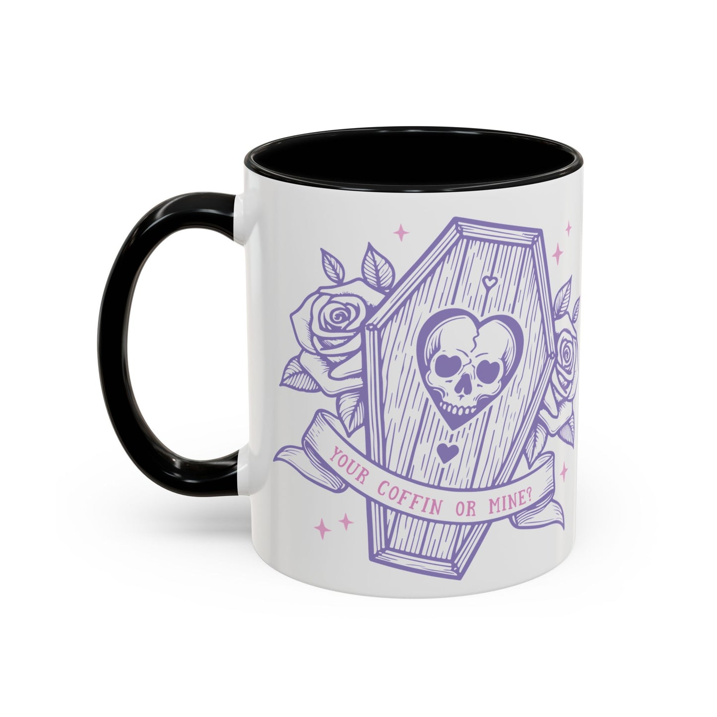 Your Coffin or Mine? - Accent Coffee Mug (11, 15oz)