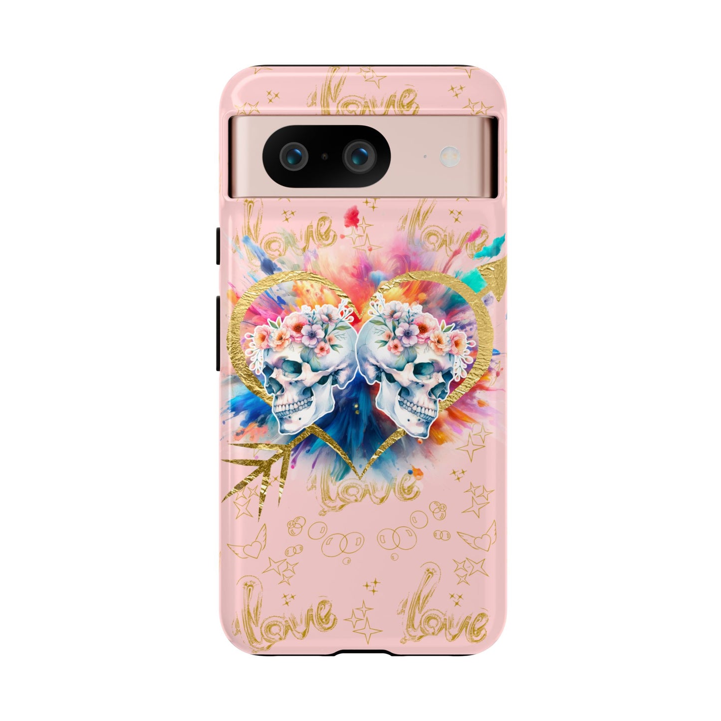 Love is Golden Watercolor (pink) - Tough Cases