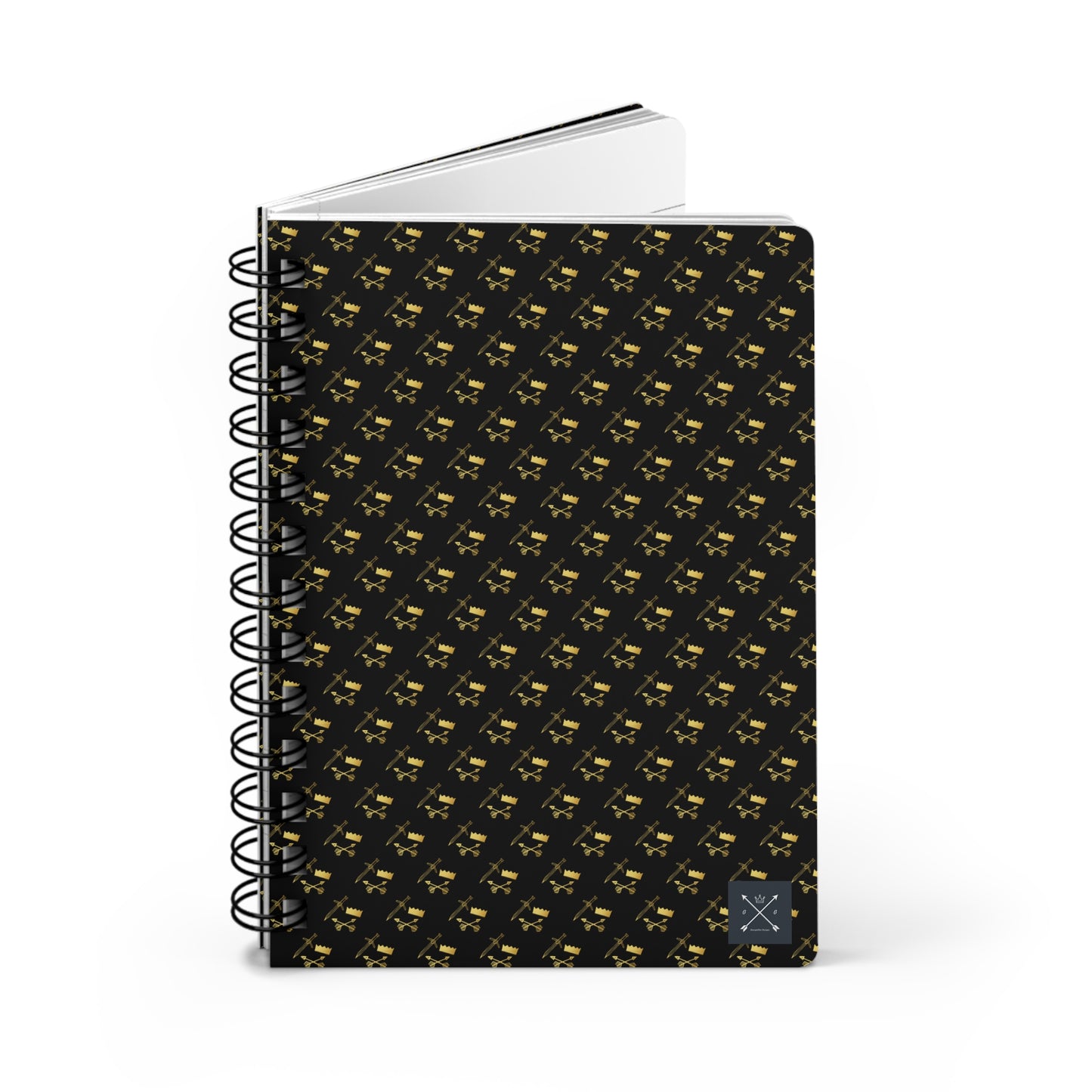 Gold and Bold Warrior - Spiral Notebook - Ruled Line