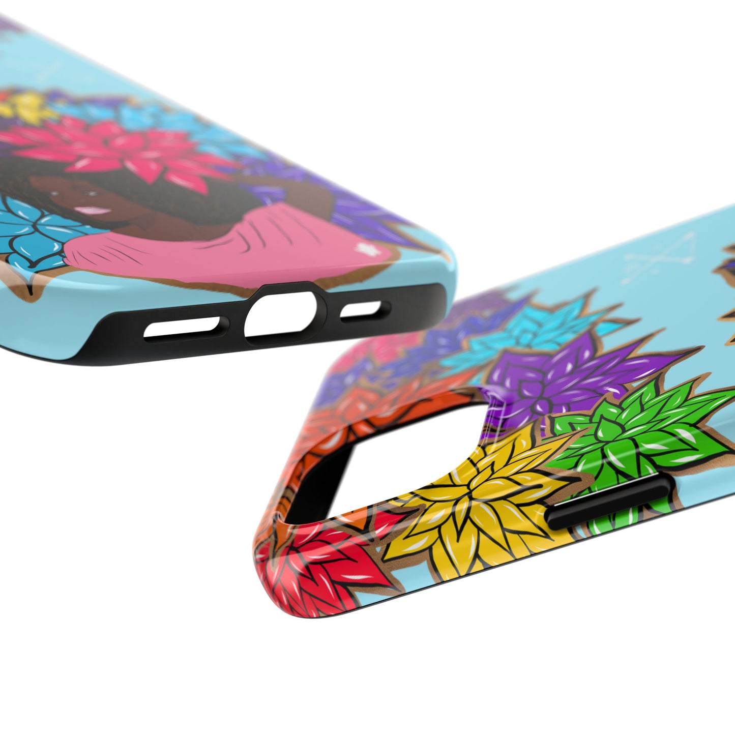 Beauty with Flowers - Tough Phone Cases