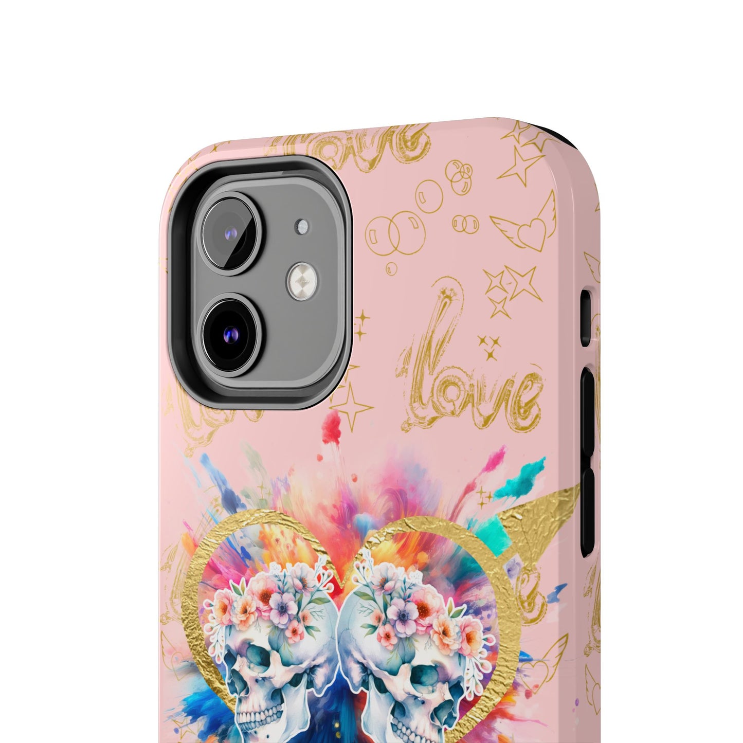 Love is Golden Watercolor (pink) - Tough Phone Cases