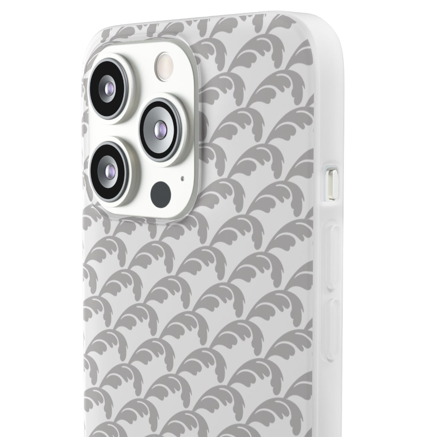 Beautiful Beloved Flourish (silver/white) - Flexi Phone Cases