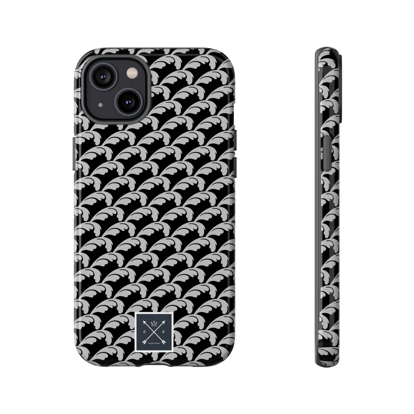 Beautiful Beloved One Flourish (black/silver) - Tough Phone Cases