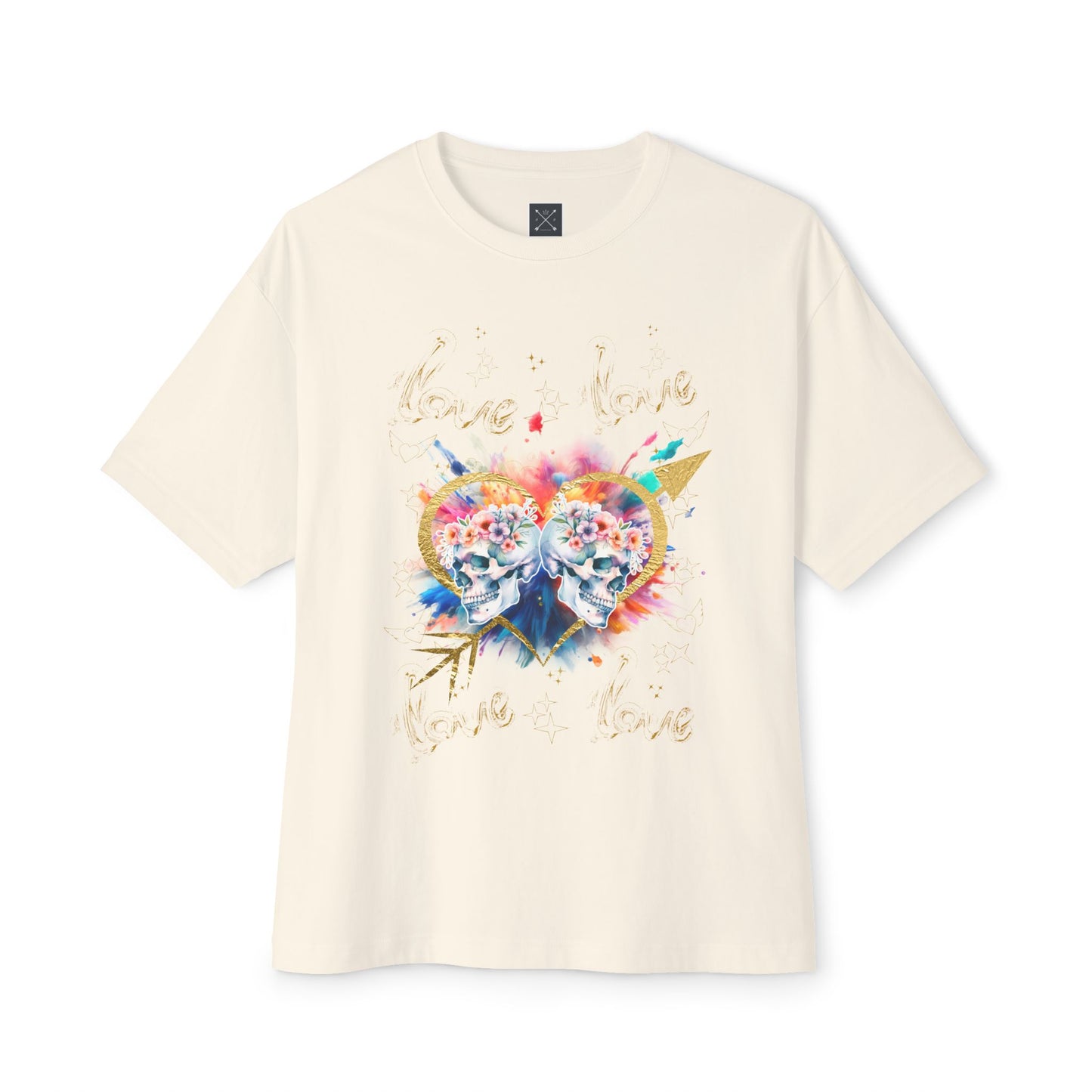 Love is Golden - Unisex Oversized Boxy Tee