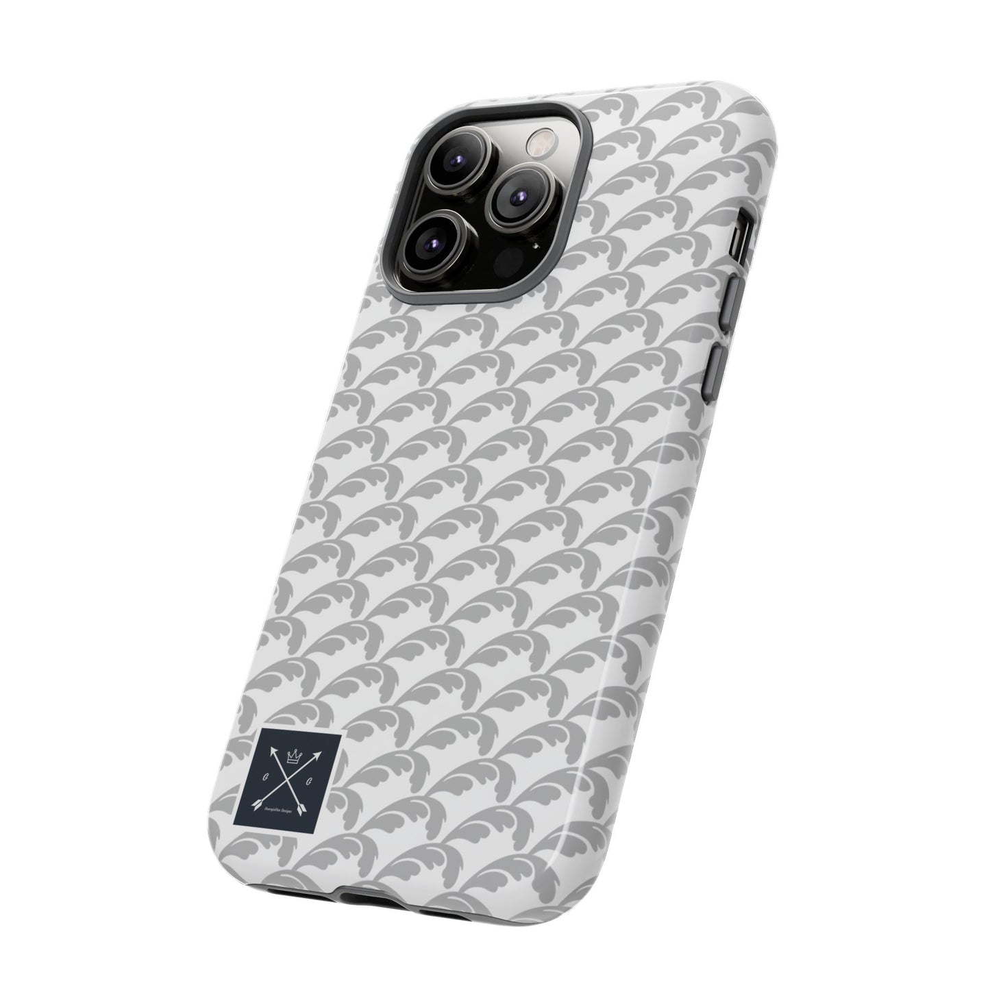 Beautiful Beloved Flourish (silver/white) - Tough Phone Cases