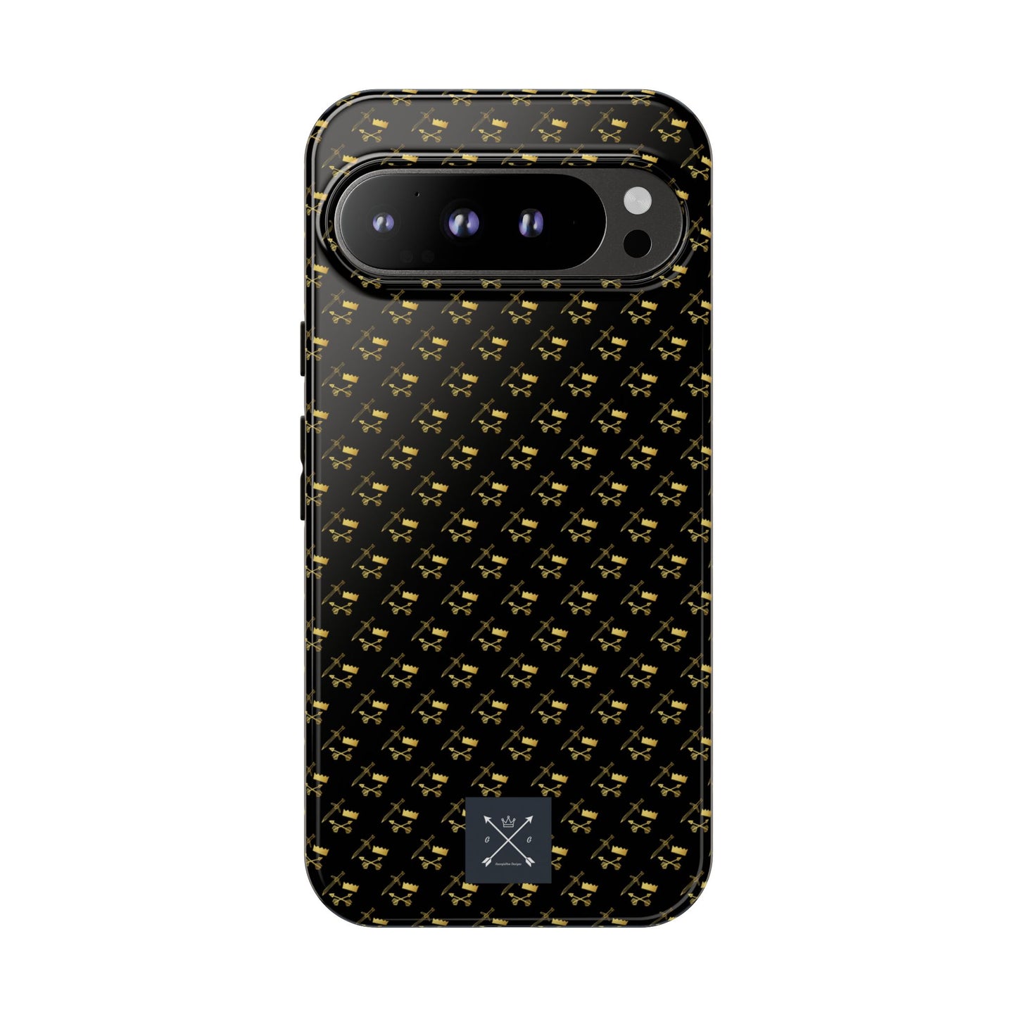 Gold and Bold Warrior Pattern - Tough Phone Cases