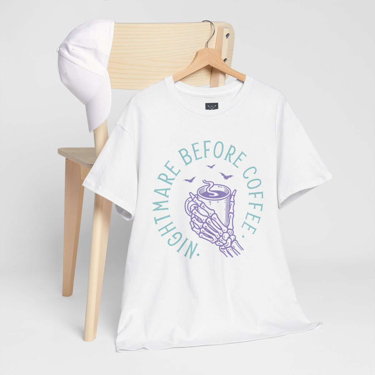 Nightmare Before Coffee - Unisex Heavy Cotton Tee