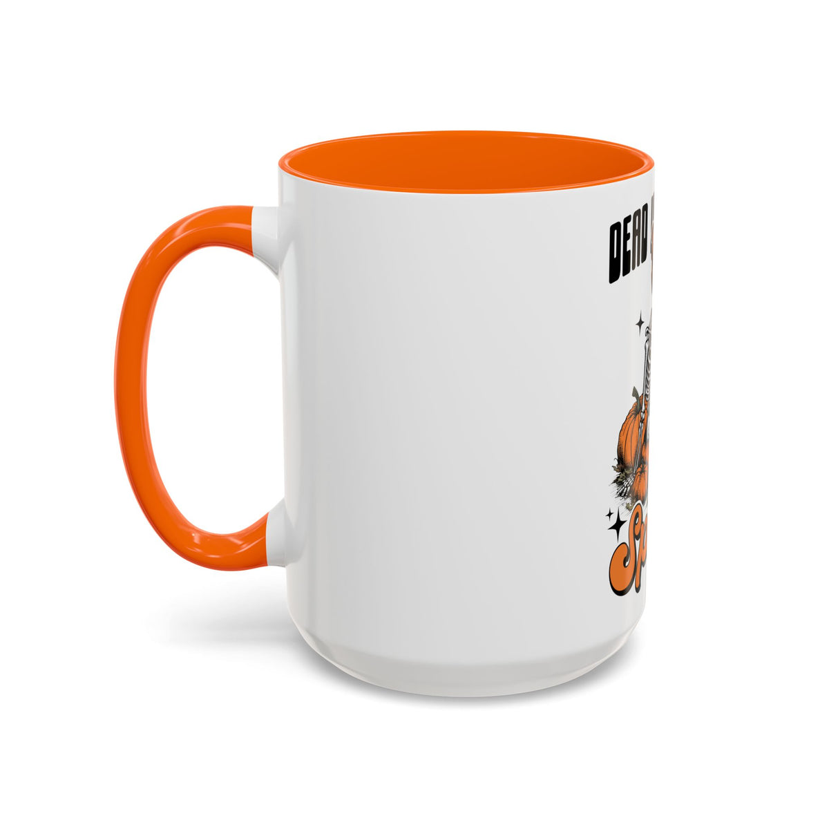Dead Inside But Spiced - Accent Coffee Mug (11, 15oz)