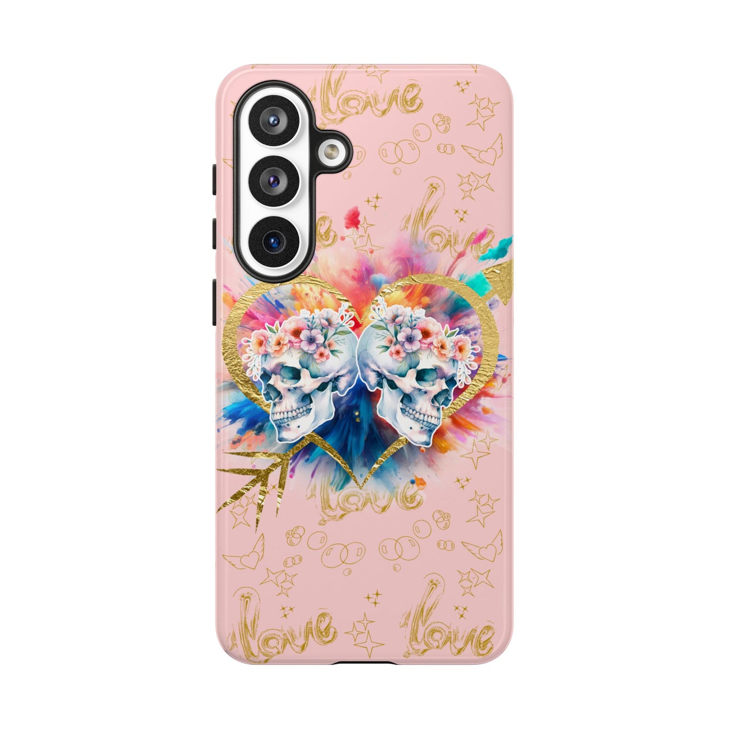 Love is Golden Watercolor (pink) - Tough Cases