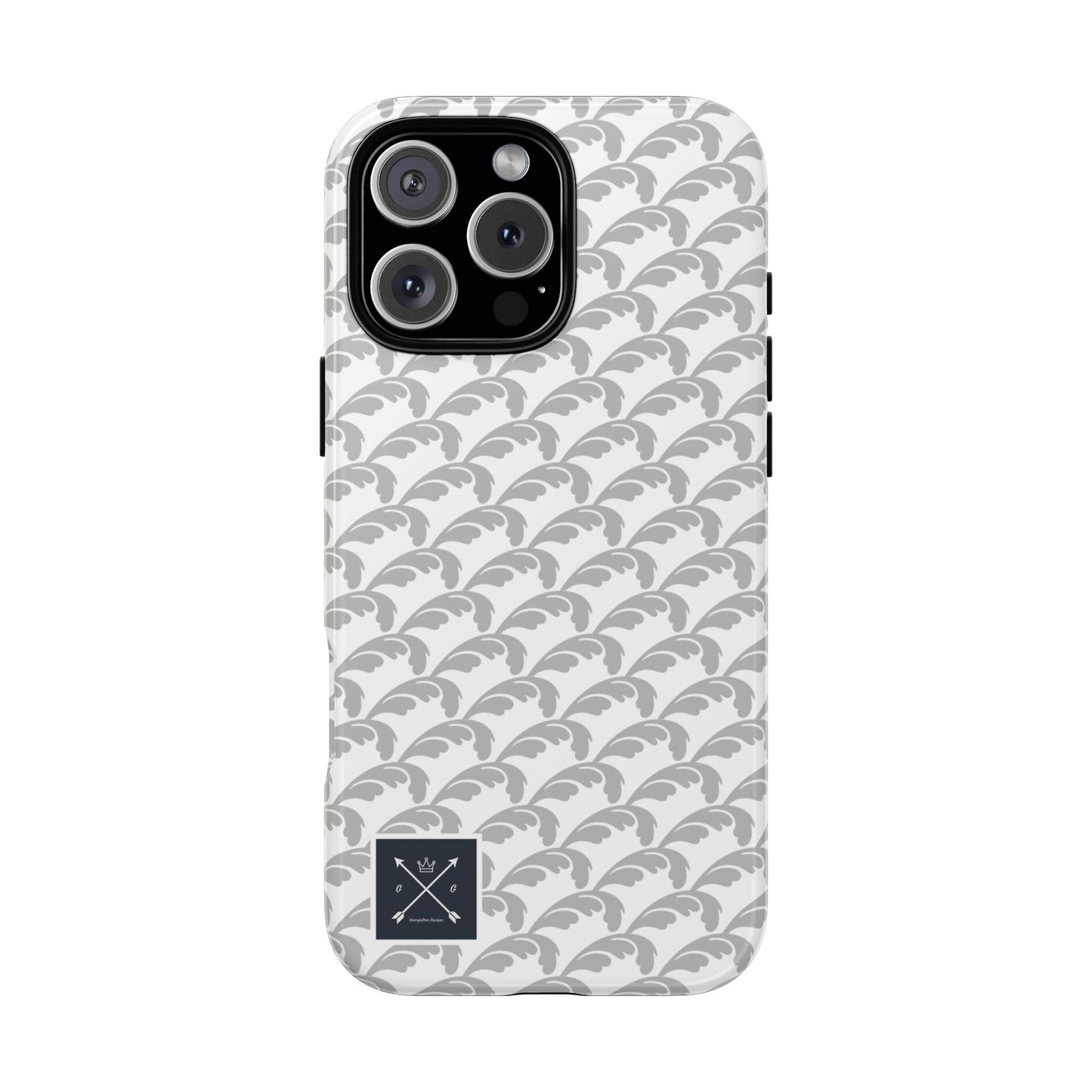 Beautiful Beloved Flourish (silver/white) - Tough Phone Cases