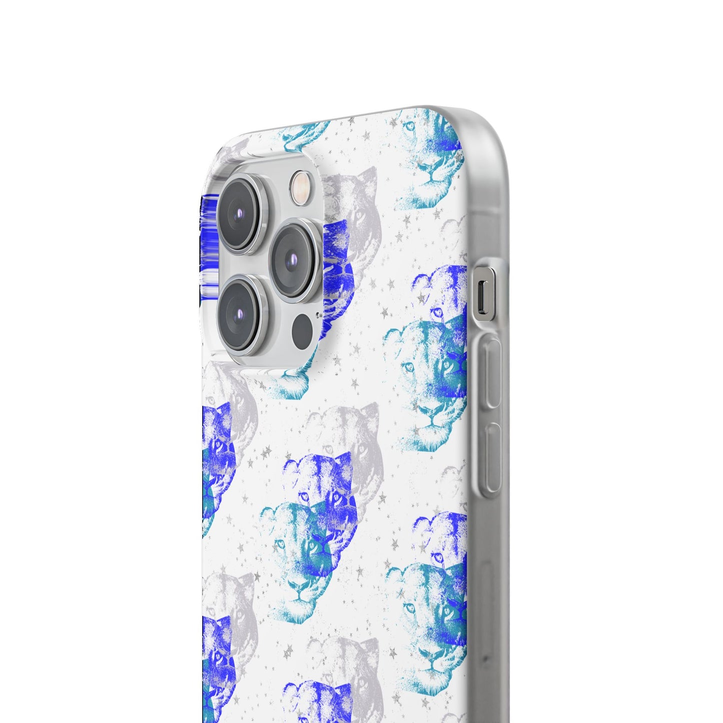 Lioness Arising (white/blue) - Flexi Phone Cases