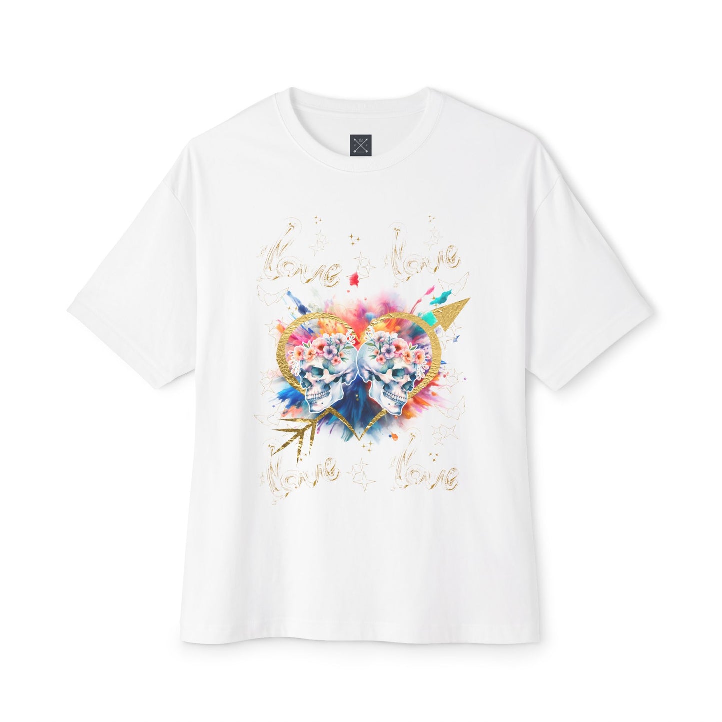 Love is Golden - Unisex Oversized Boxy Tee