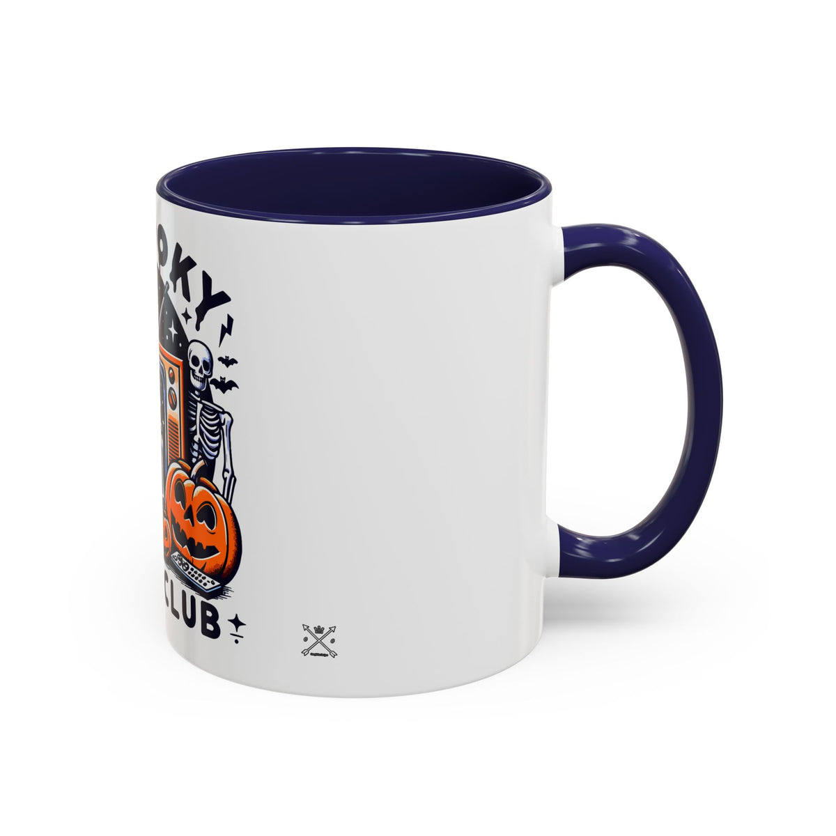 Spoooky Movie Club Skeletons - Color Accent Coffee Mug