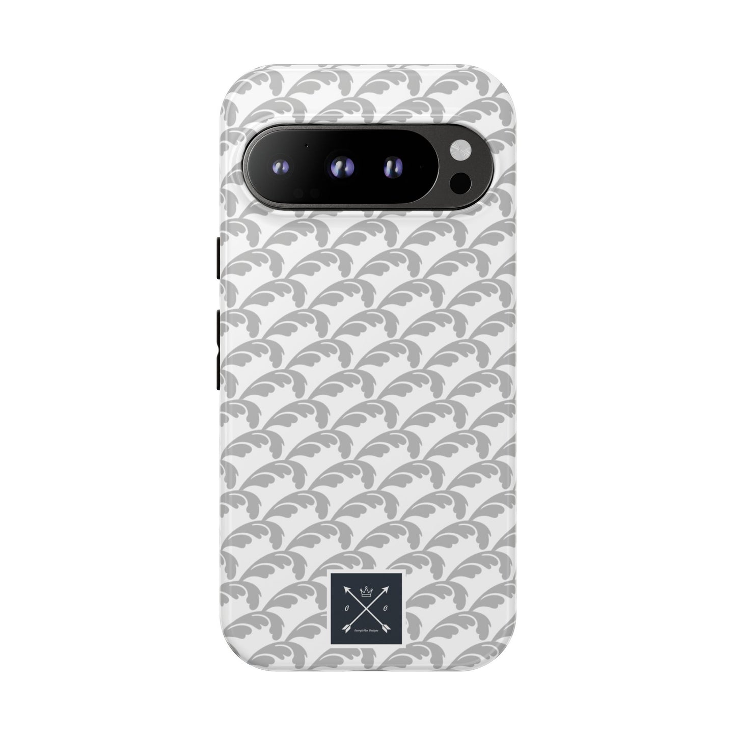 Beautiful Beloved Flourish (silver/white) - Tough Phone Cases