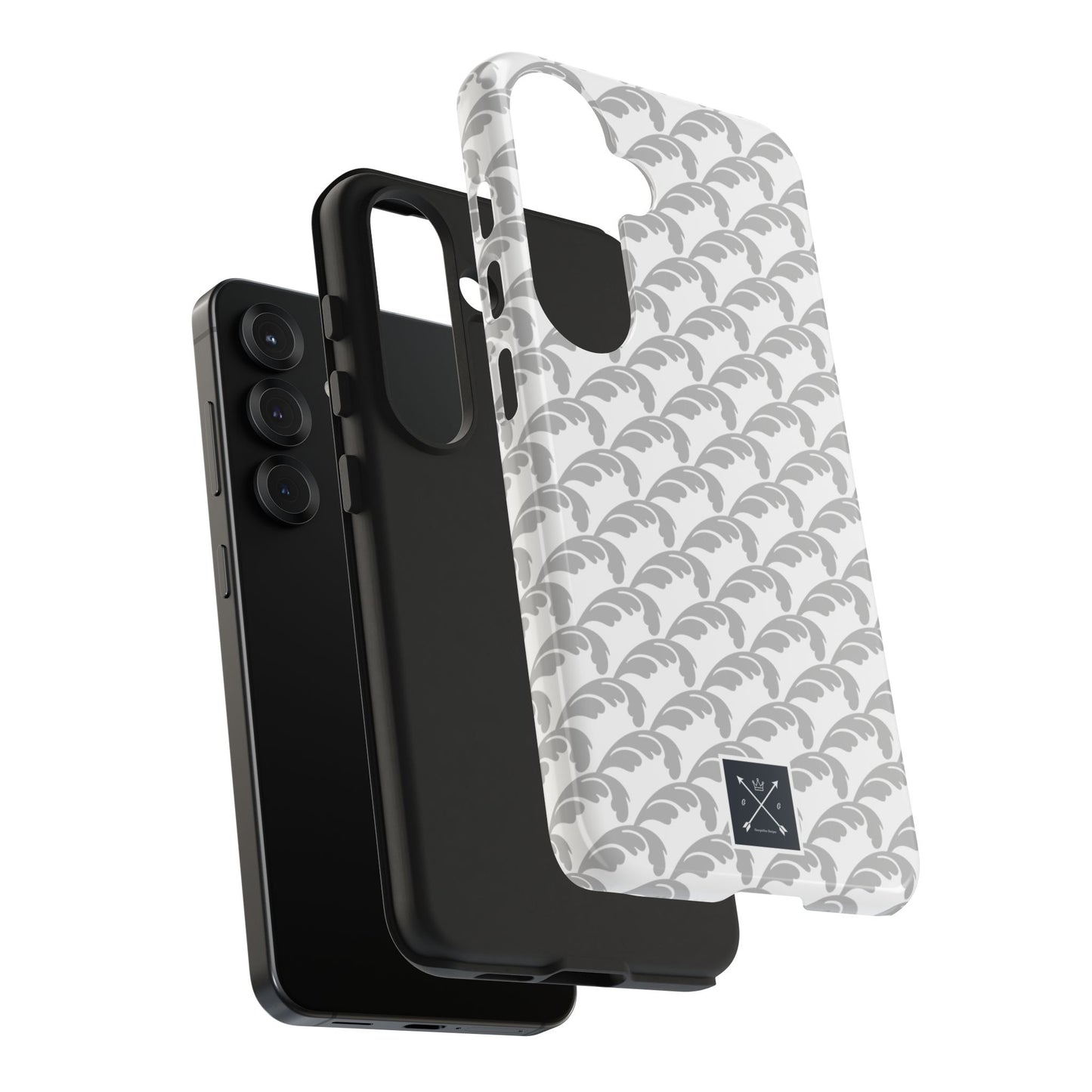 Beautiful Beloved Flourish (white/silver) - Tough Phone Cases