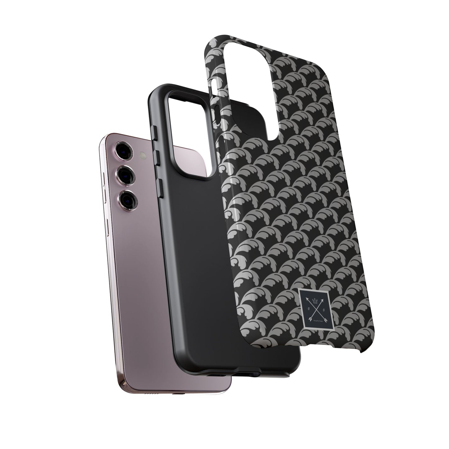 Beautiful Beloved One Flourish (black/silver) - Tough Phone Cases