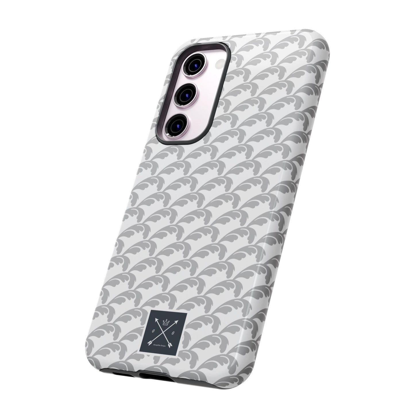 Beautiful Beloved Flourish (silver/white) - Tough Phone Cases