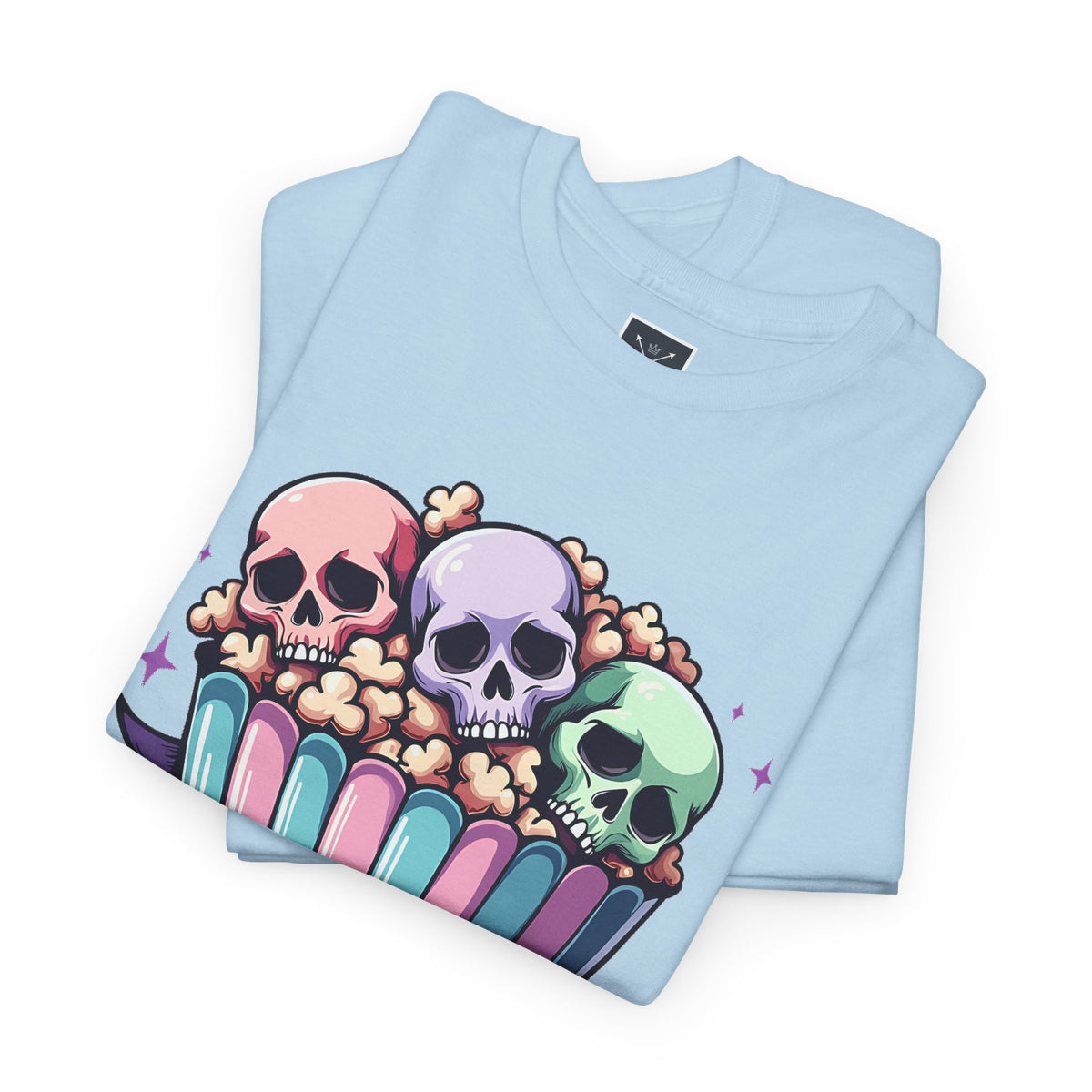 Horror Movies Popcorn Bucket - Unisex Cotton Tee