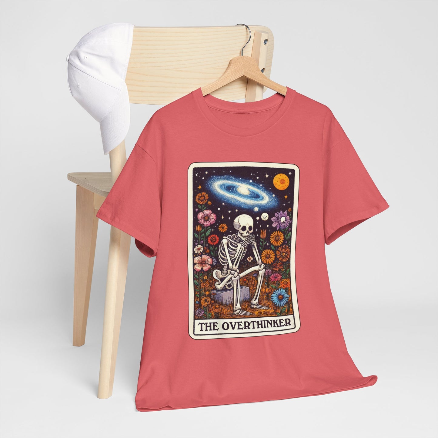 The Overthinker Skeletal Tarot - Unisex T-shirt