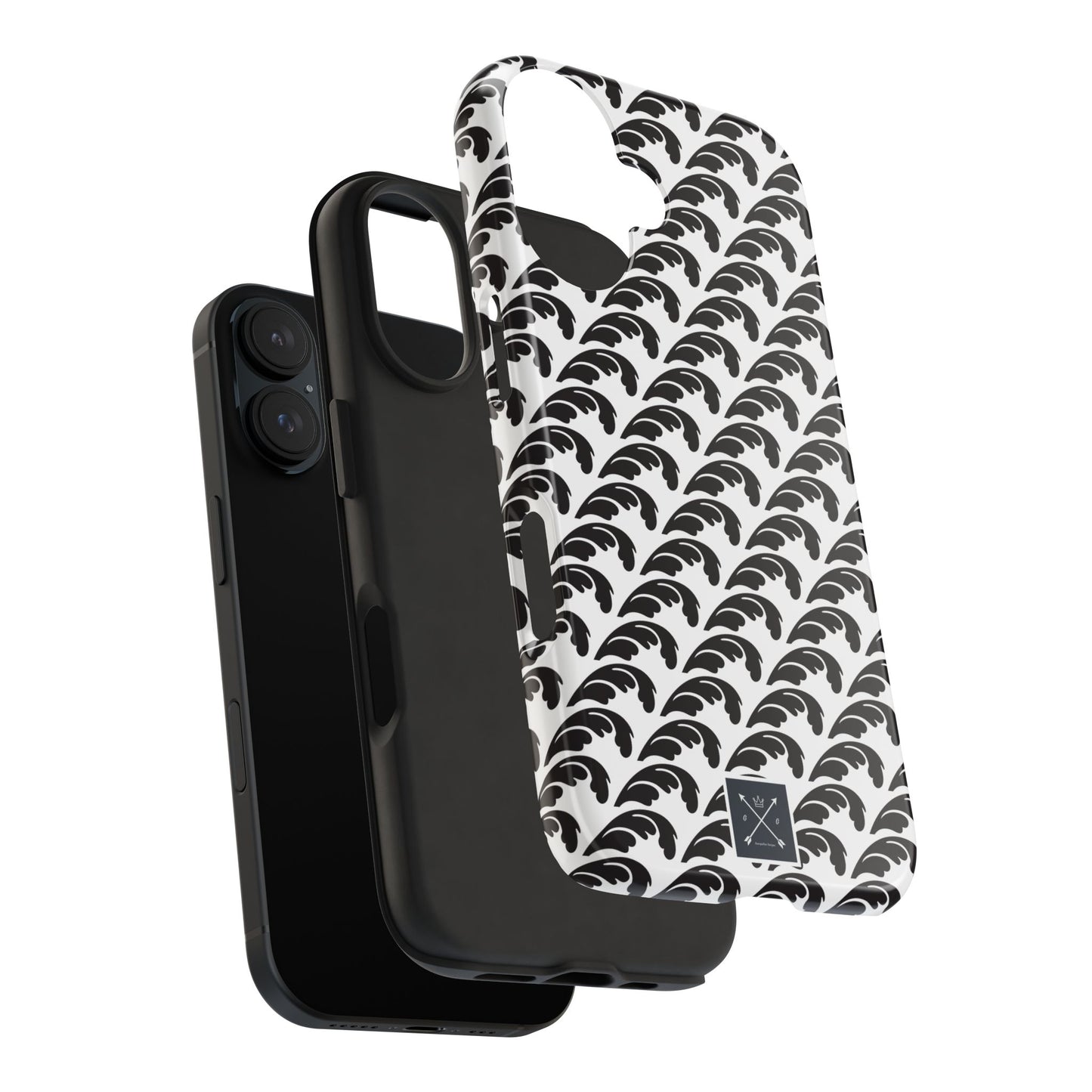 Beautiful Beloved One Flourish (black/white) - Tough Phone Cases