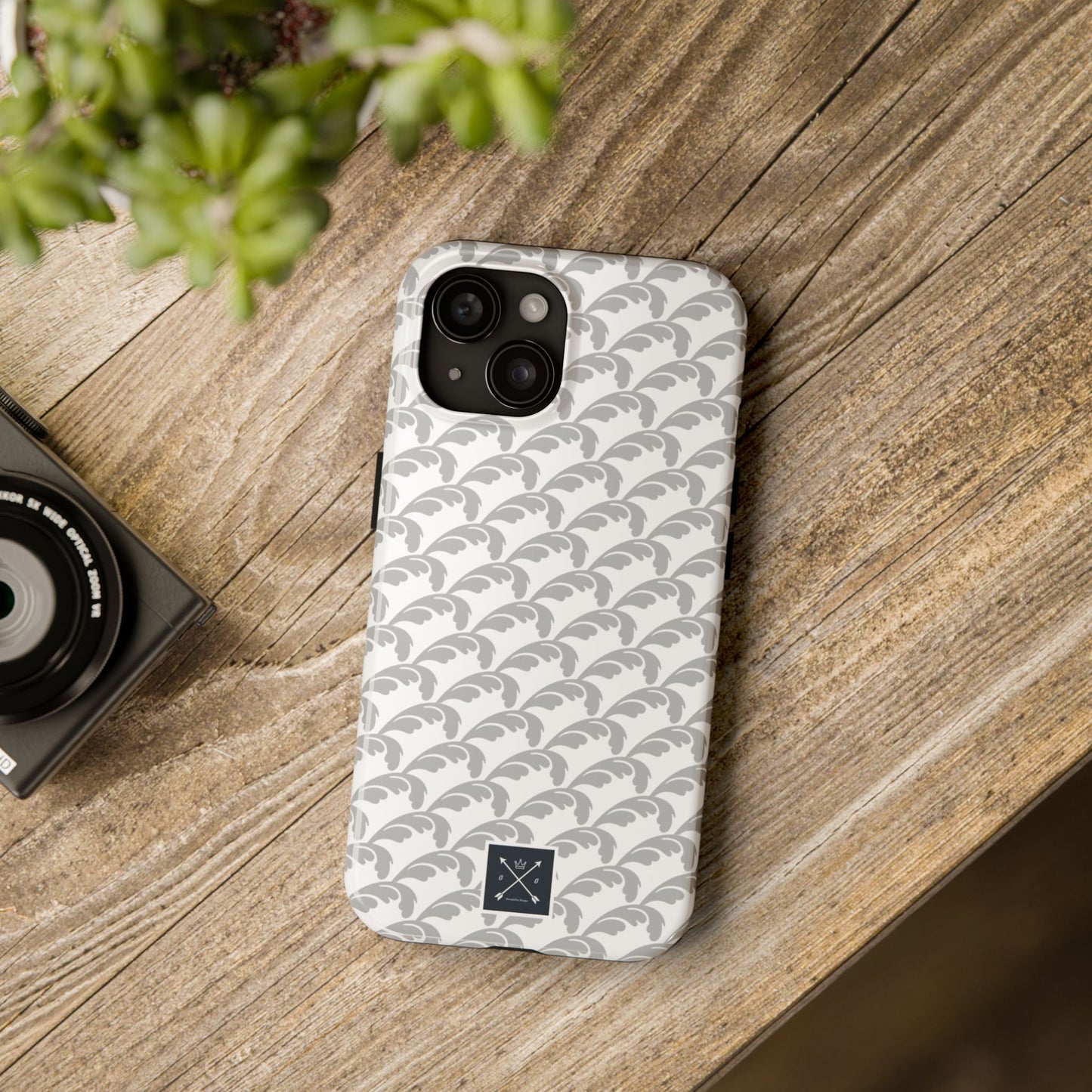 Beautiful Beloved Flourish (white/silver) - Tough Phone Cases