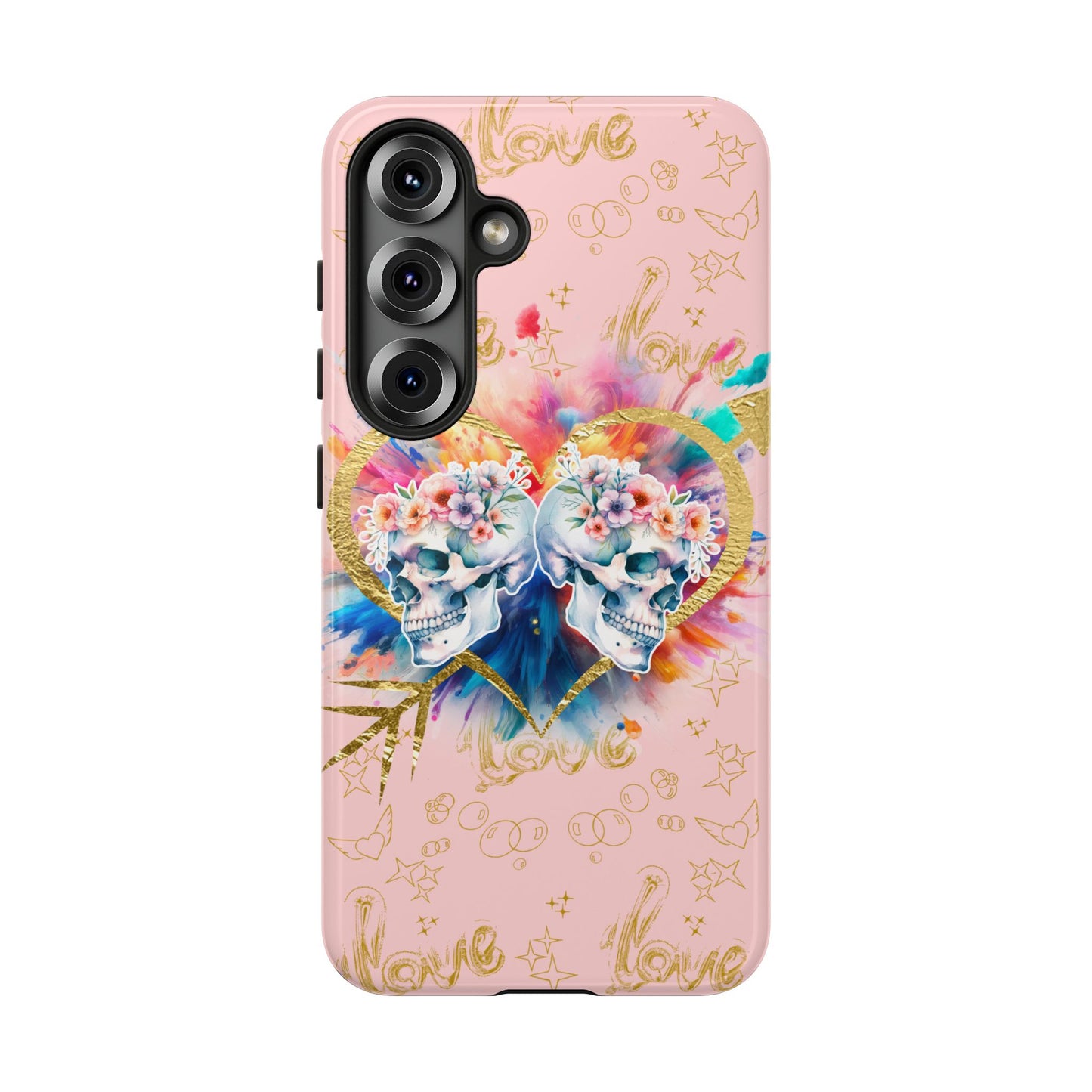 Love is Golden Watercolor (pink) - Tough Cases