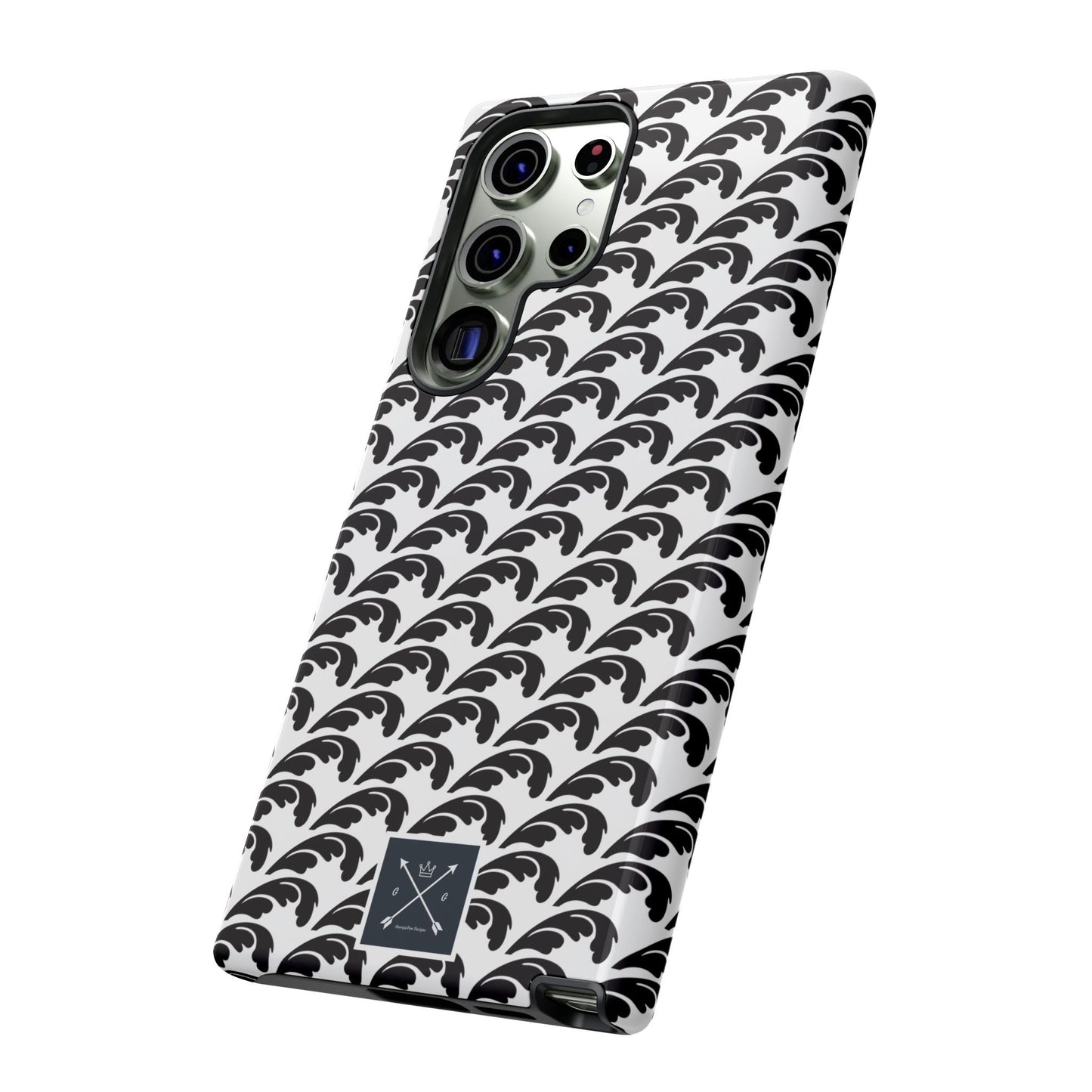 Beautiful Beloved One Flourish (black/white) - Tough Phone Cases