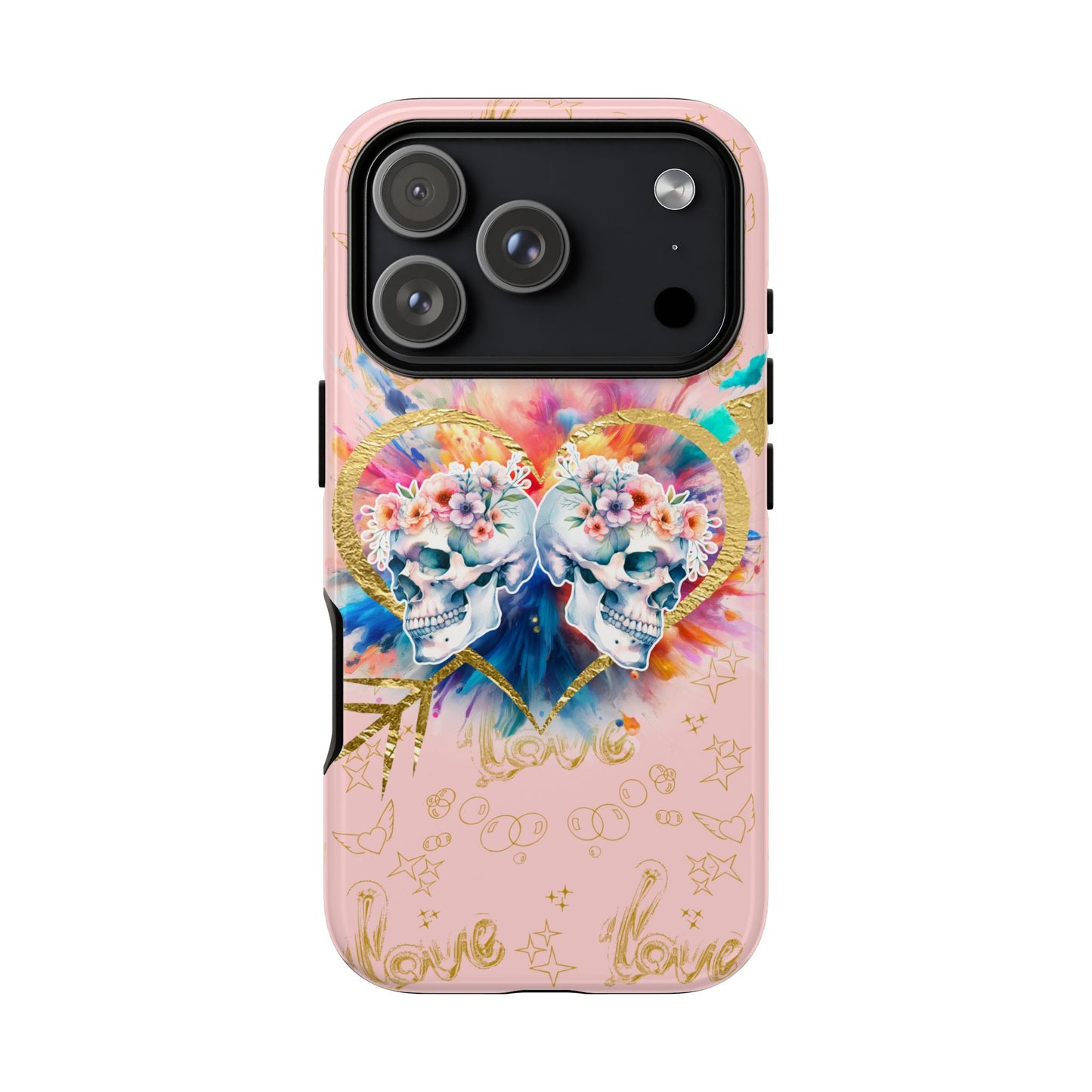 Love is Golden Watercolor (pink) - Tough Cases