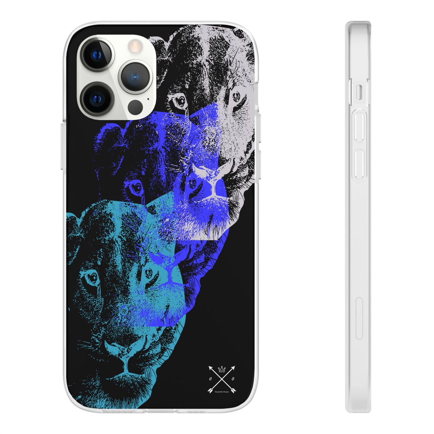 Lioness Arising (black/blue/silver) - Flexi Cases