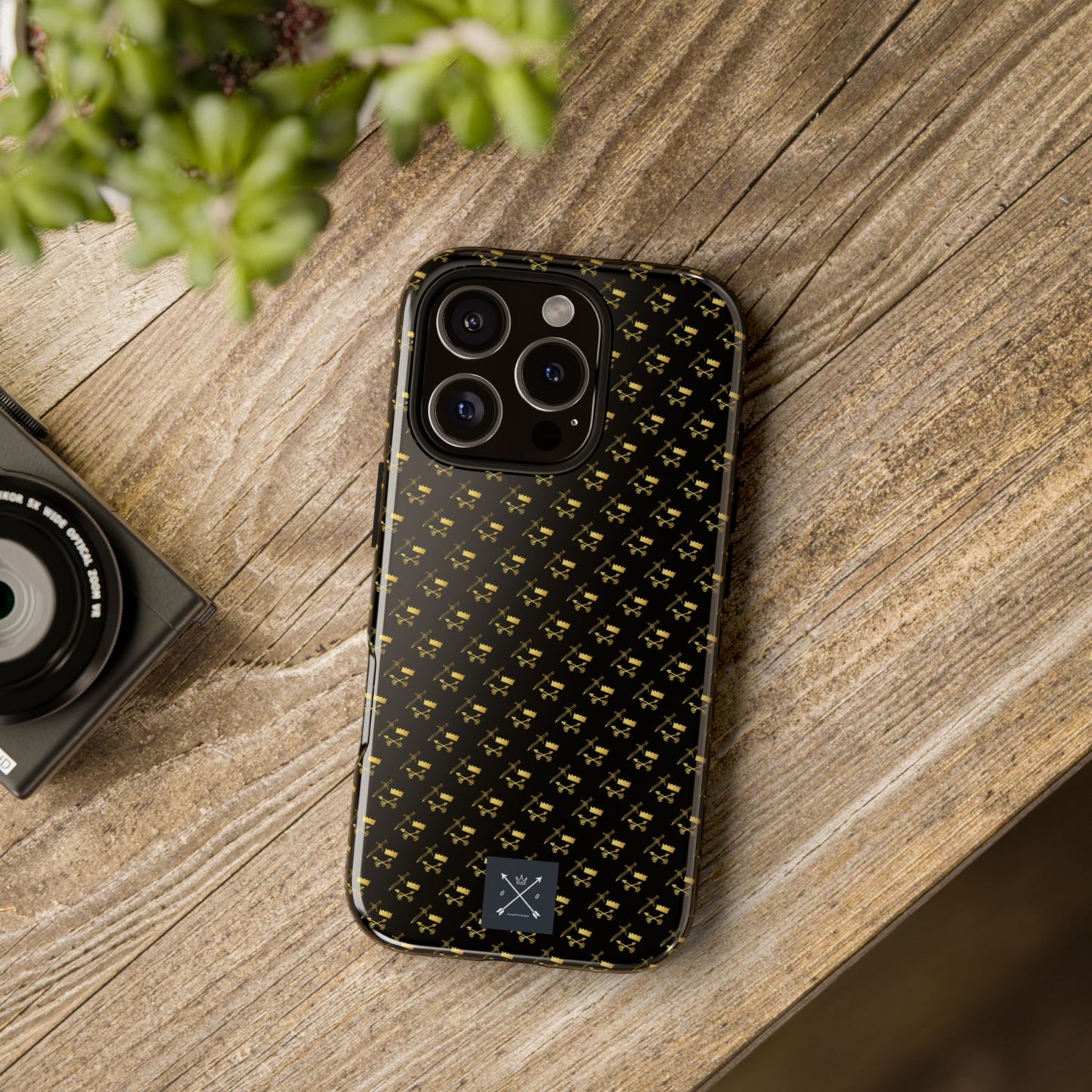 Gold and Bold Warrior Pattern - Tough Phone Cases