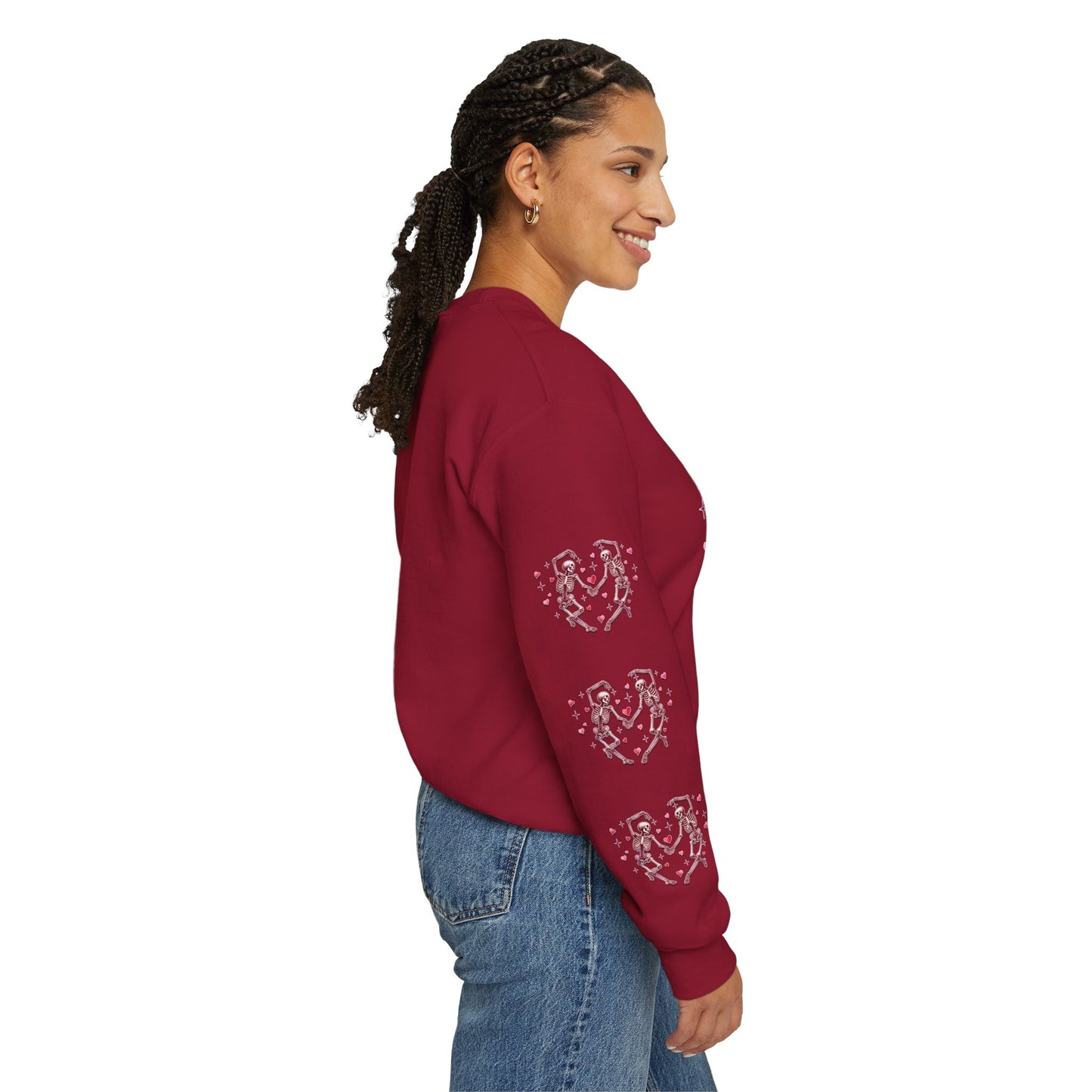 Dancing Skeleton Lovers - Crewneck Sweatshirt
