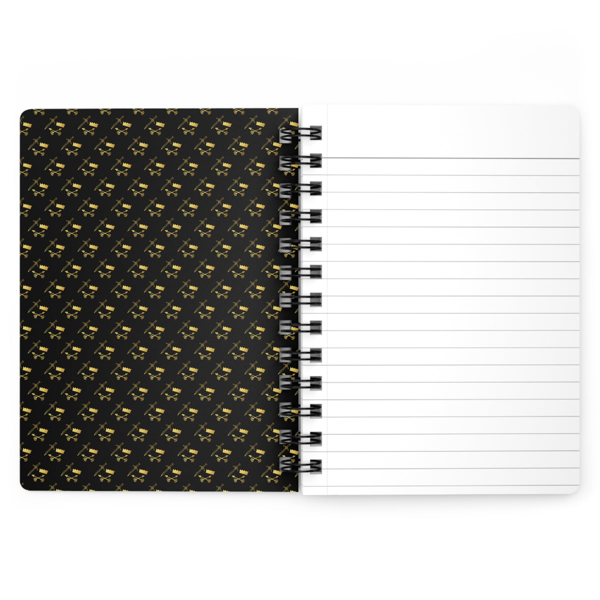 Gold and Bold Warrior - Spiral Notebook - Ruled Line