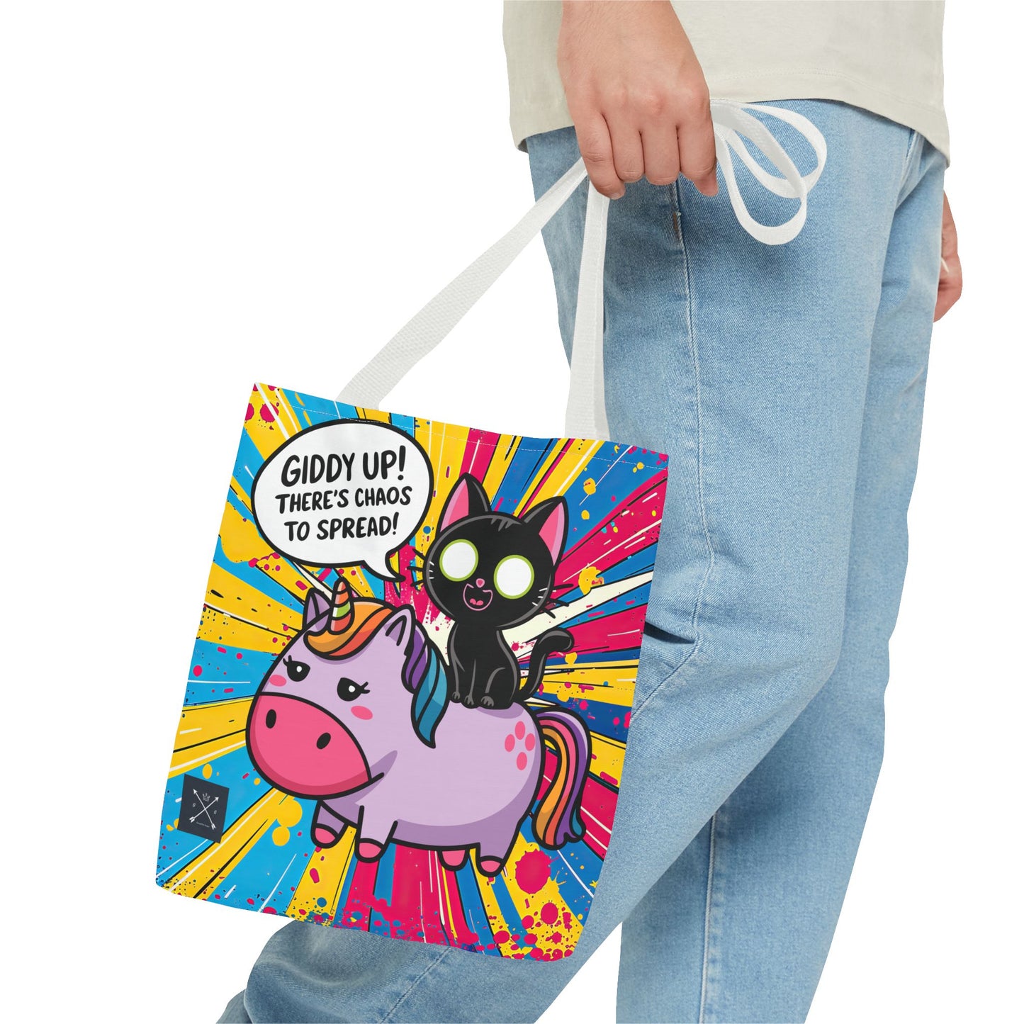 Giddy Up There's Chaos To Spread- Tote Bag
