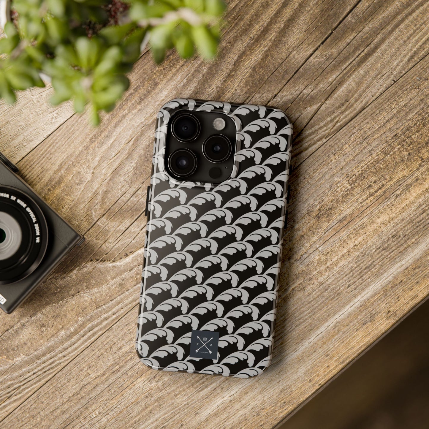 Beautiful Beloved One Flourish (silver/black) - Tough Phone Cases