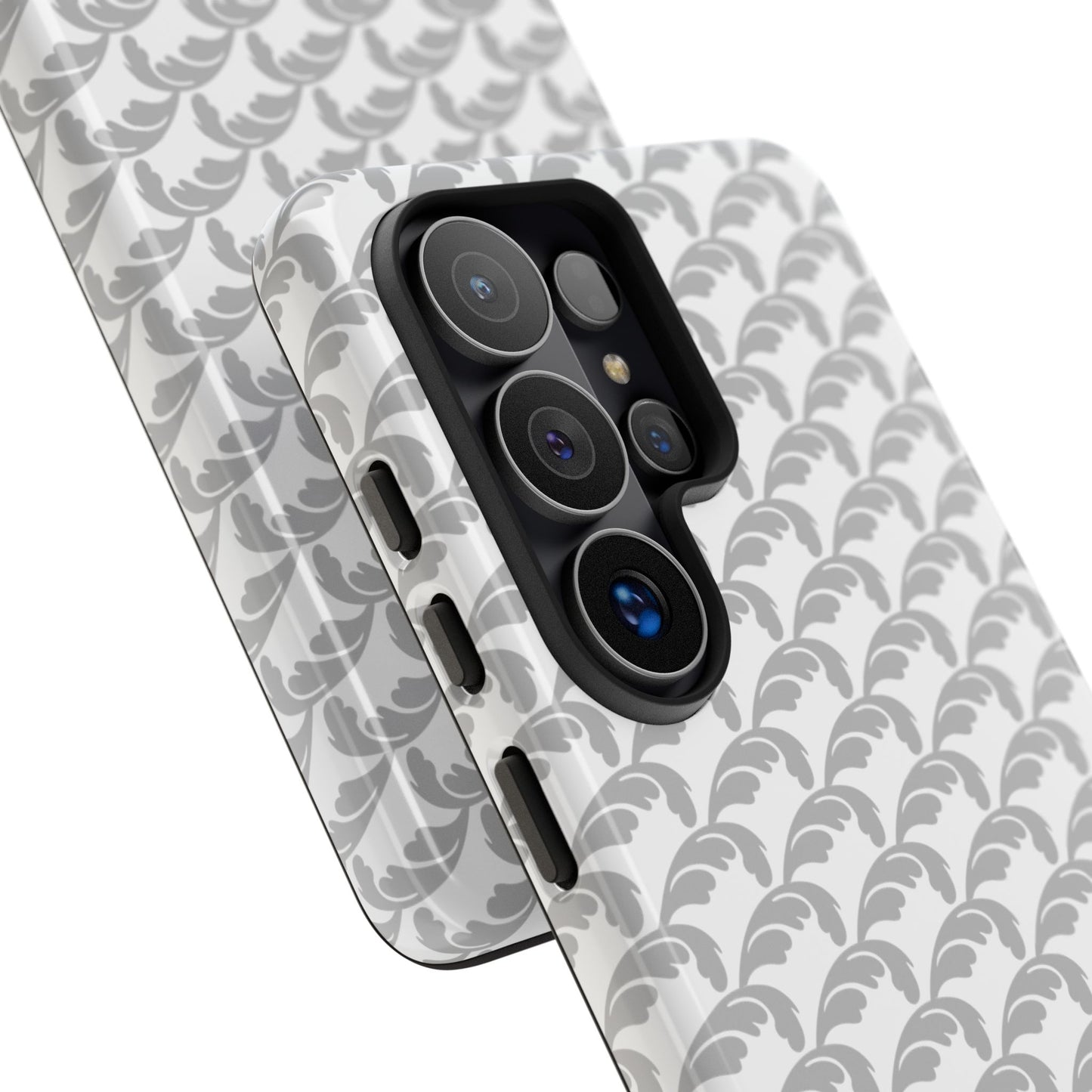 Beautiful Beloved Flourish (silver/white) - Tough Phone Cases