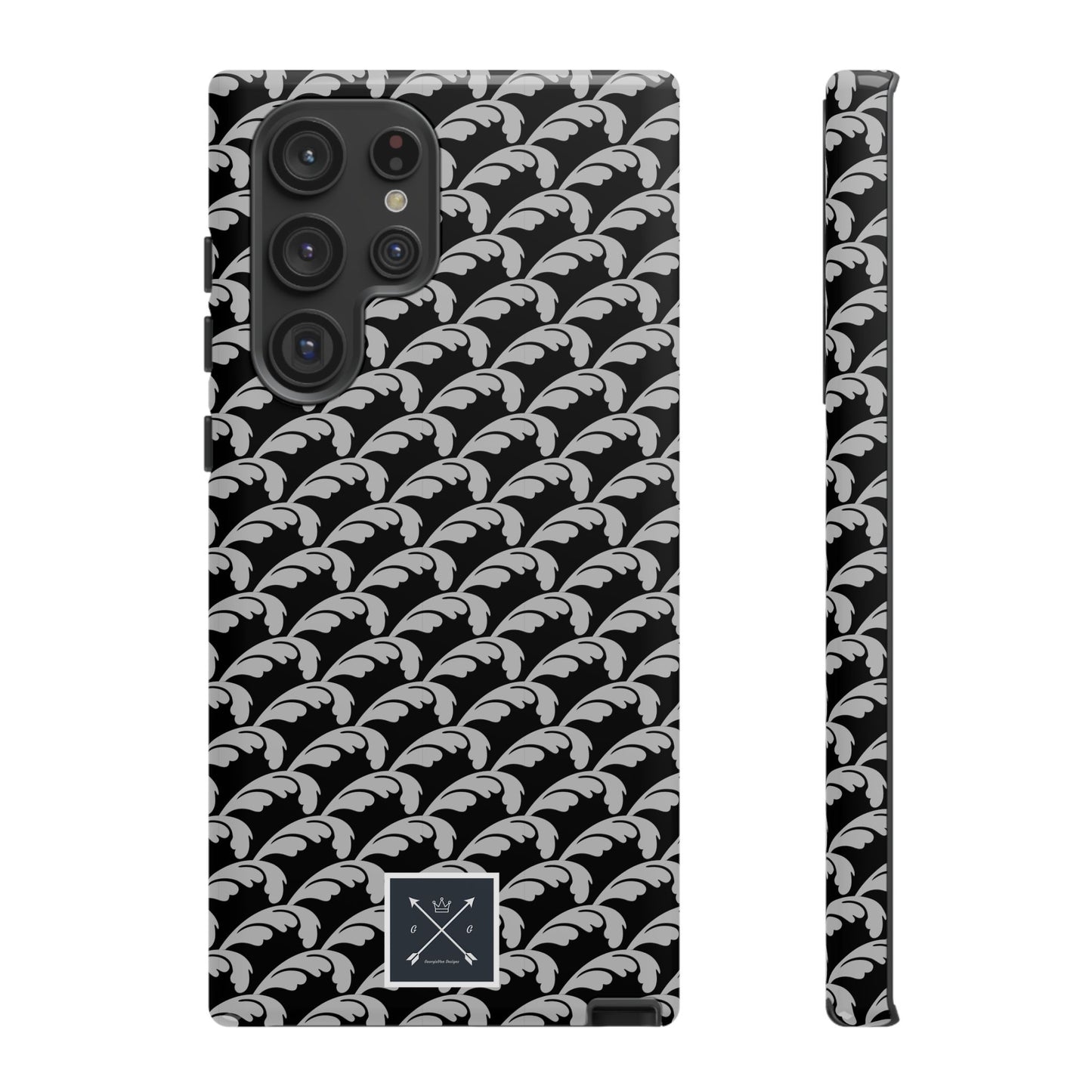 Beautiful Beloved One Flourish (black/silver) - Tough Phone Cases