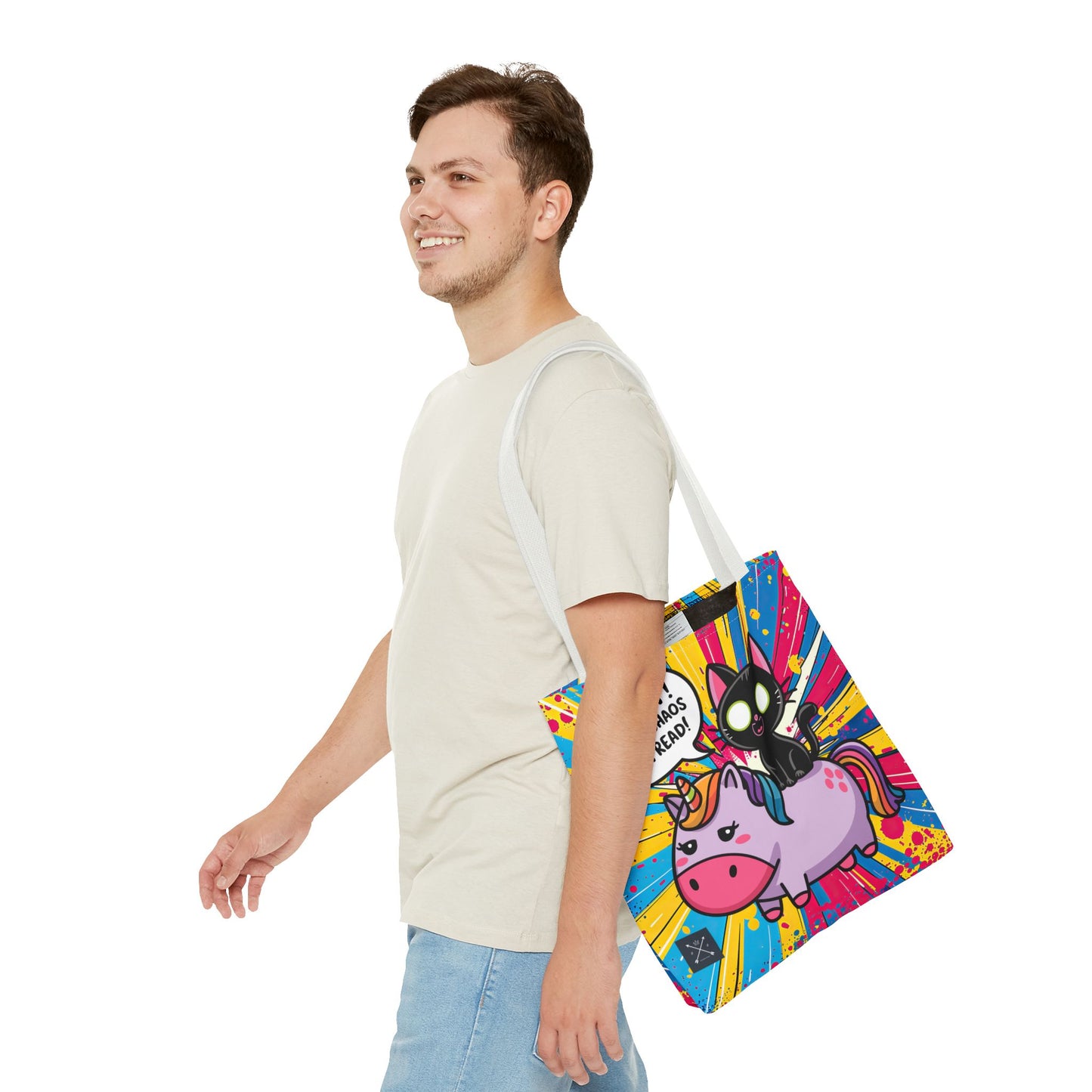 Giddy Up There's Chaos To Spread- Tote Bag