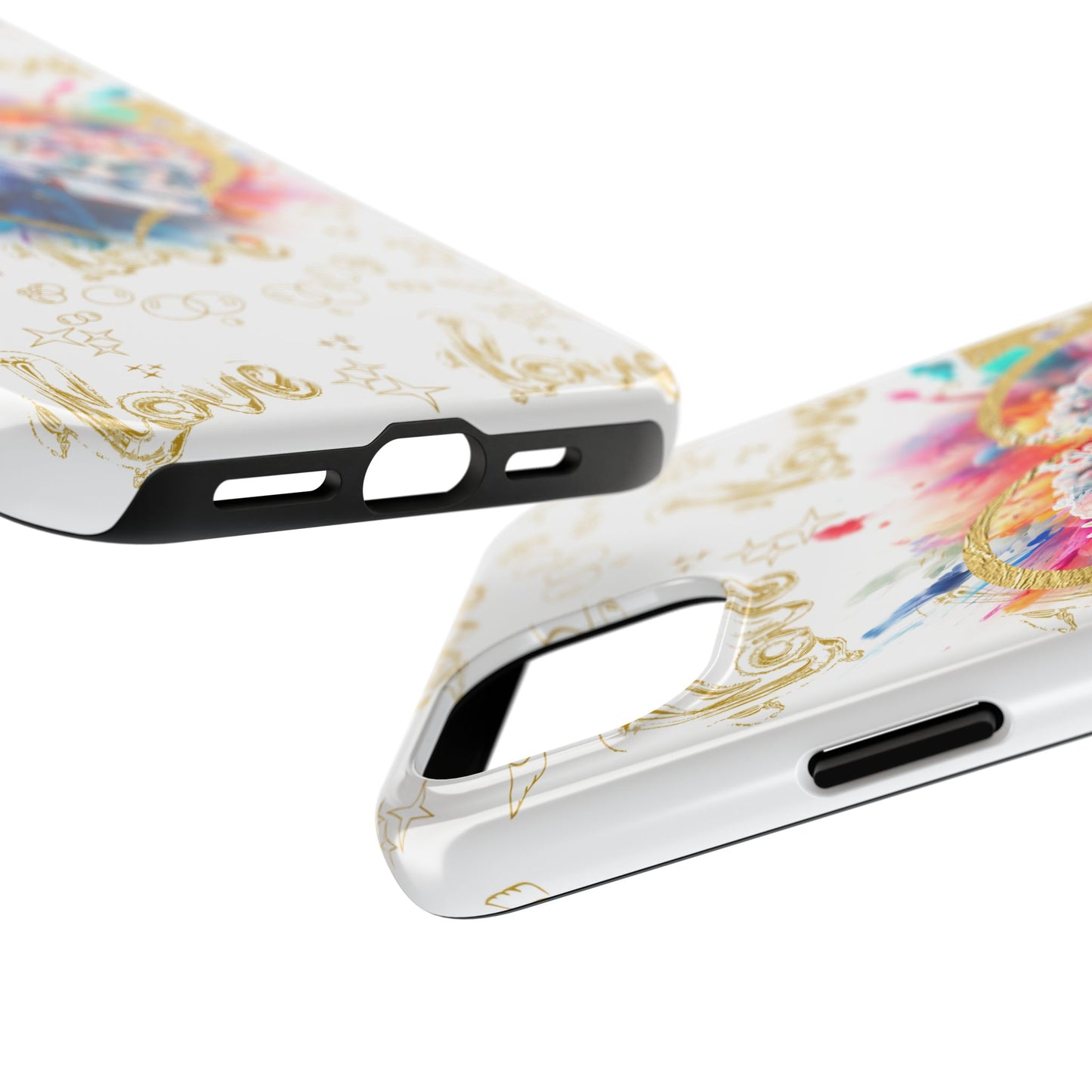 Love is Golden Watercolor - Tough Phone Cases