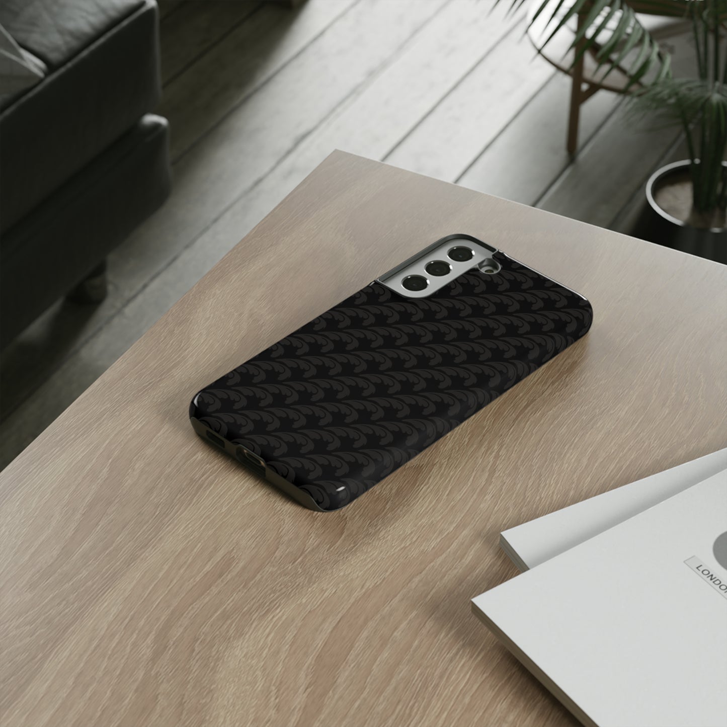 Beautiful Beloved One Flourish (black/black) - Tough Phone Cases