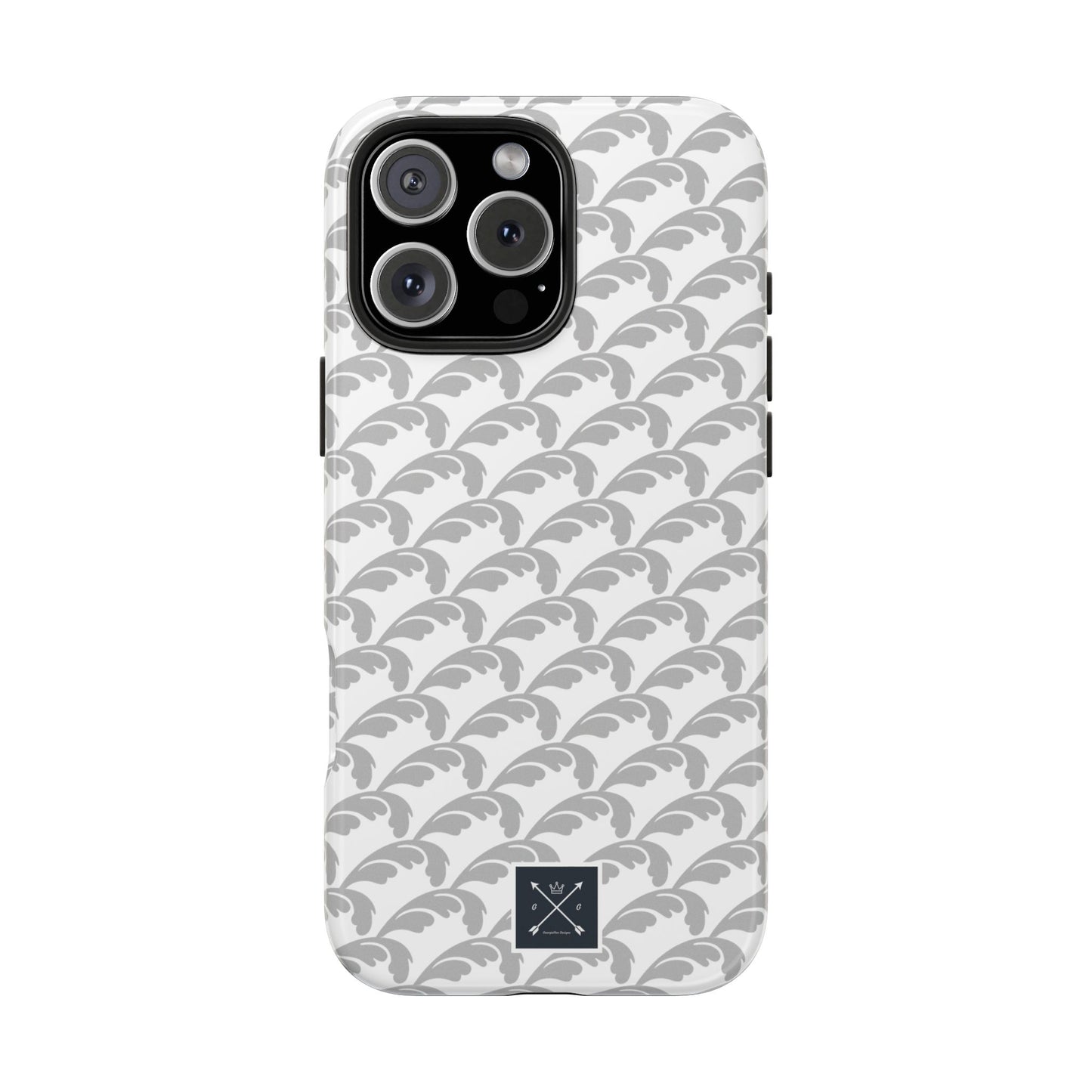 Beautiful Beloved Flourish (white/silver) - Tough Phone Cases