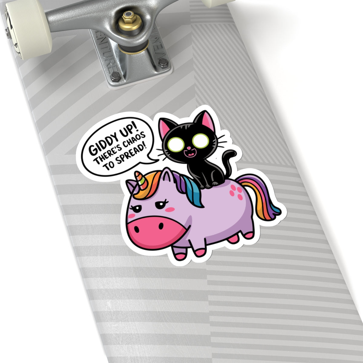 Giddy Up There’s Chaos To Spread - Kiss-Cut Stickers