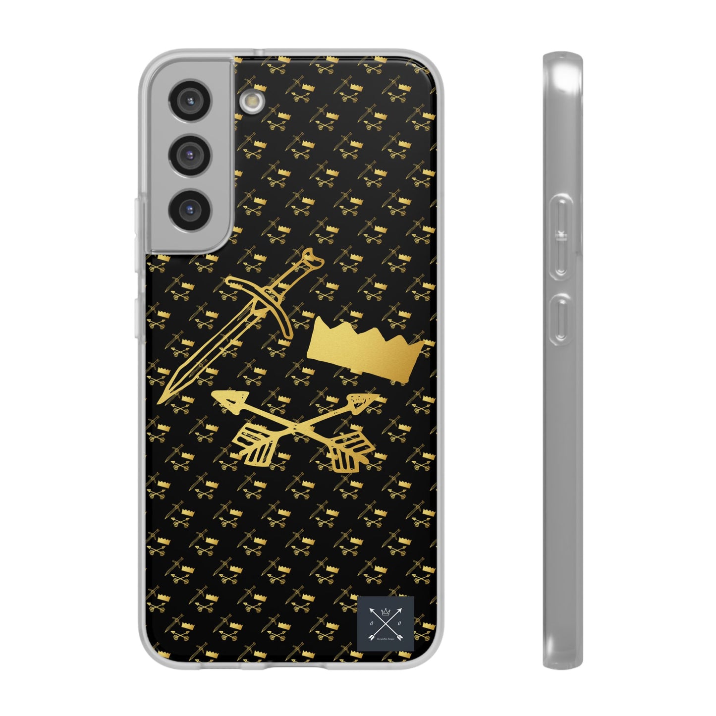 Gold and Bold Warrior - Flexi  Phone Cases