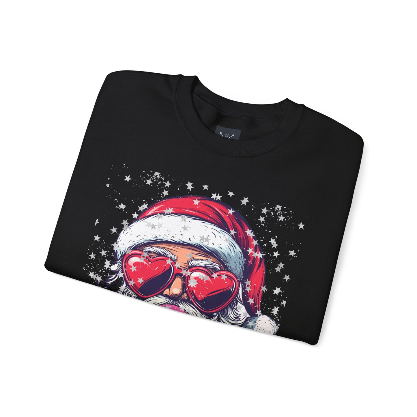 Retro Bubblegum Santa - Unisex Heavy Blend™ Crewneck Sweatshirt