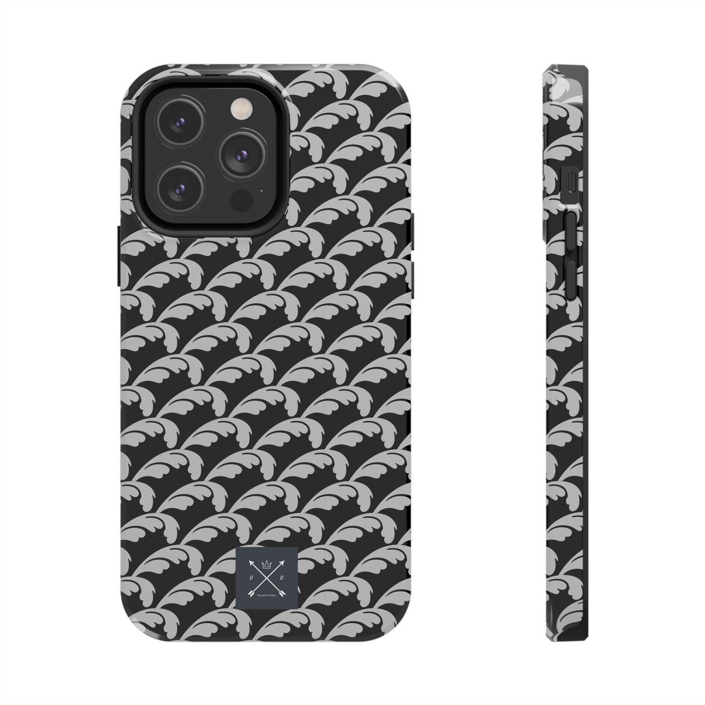 Beautiful Beloved One Flourish (silver/black) - Tough Phone Cases