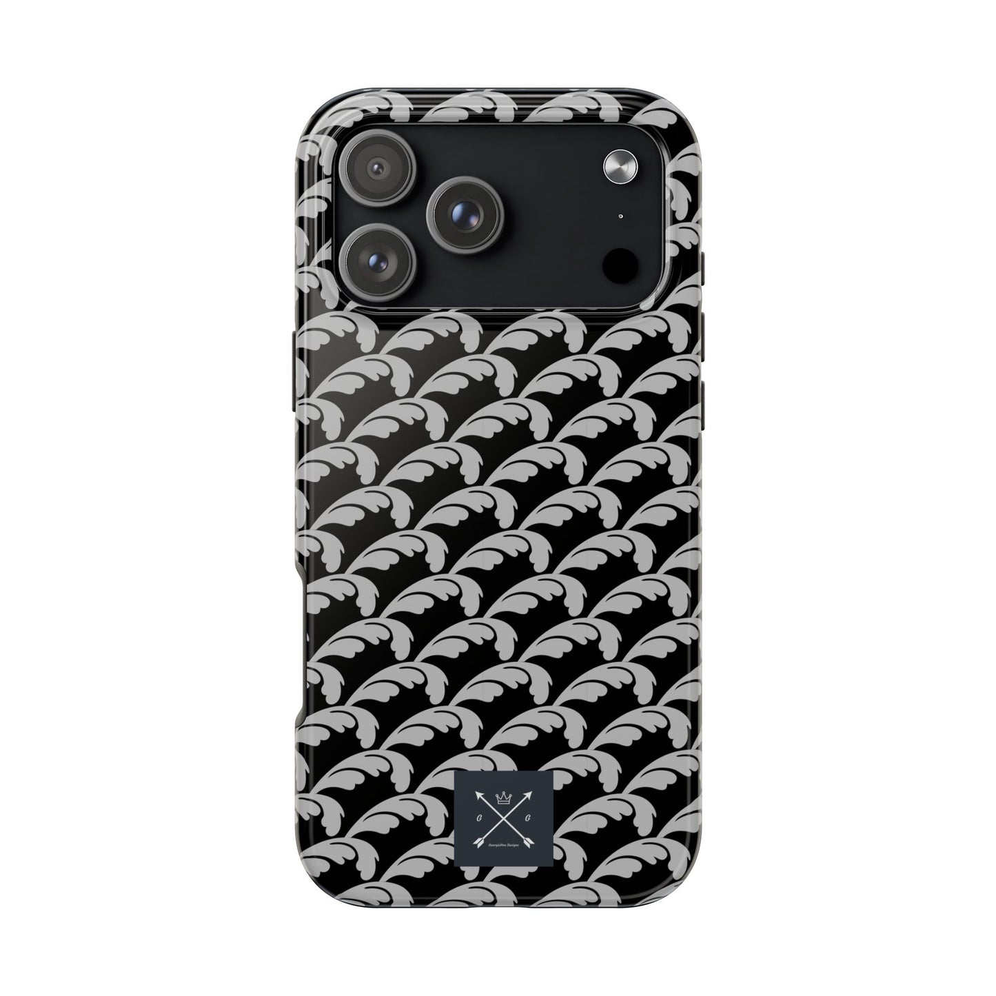 Beautiful Beloved One Flourish (silver/black) - Tough Phone Cases