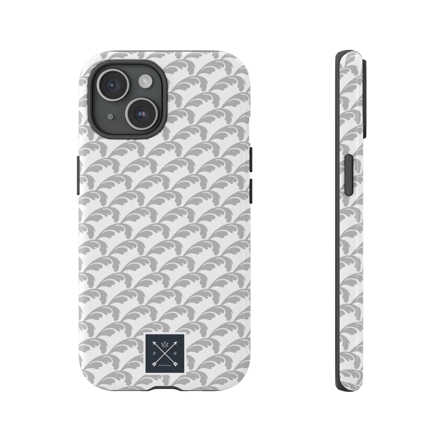 Beautiful Beloved Flourish (silver/white) - Tough Phone Cases