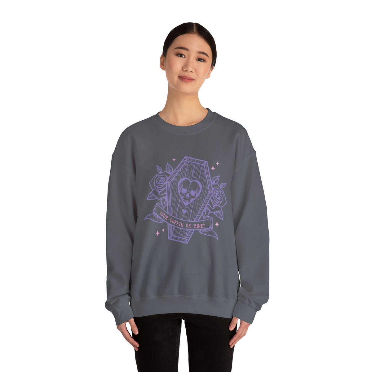 Your Coffin or Mine? - Unisex Heavy Blend™ Crewneck Sweatshirt